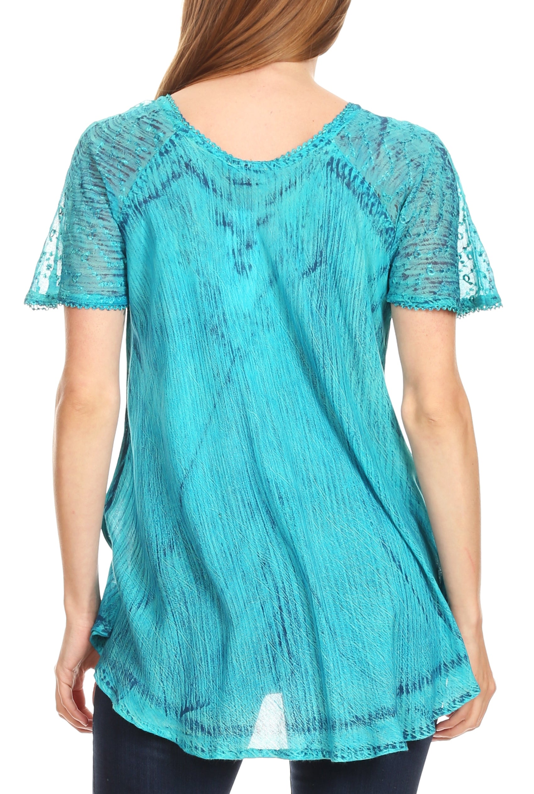 Blue Lace Shirt