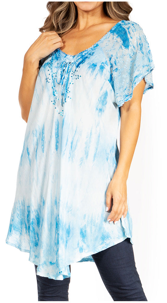 Blue Lace Shirt