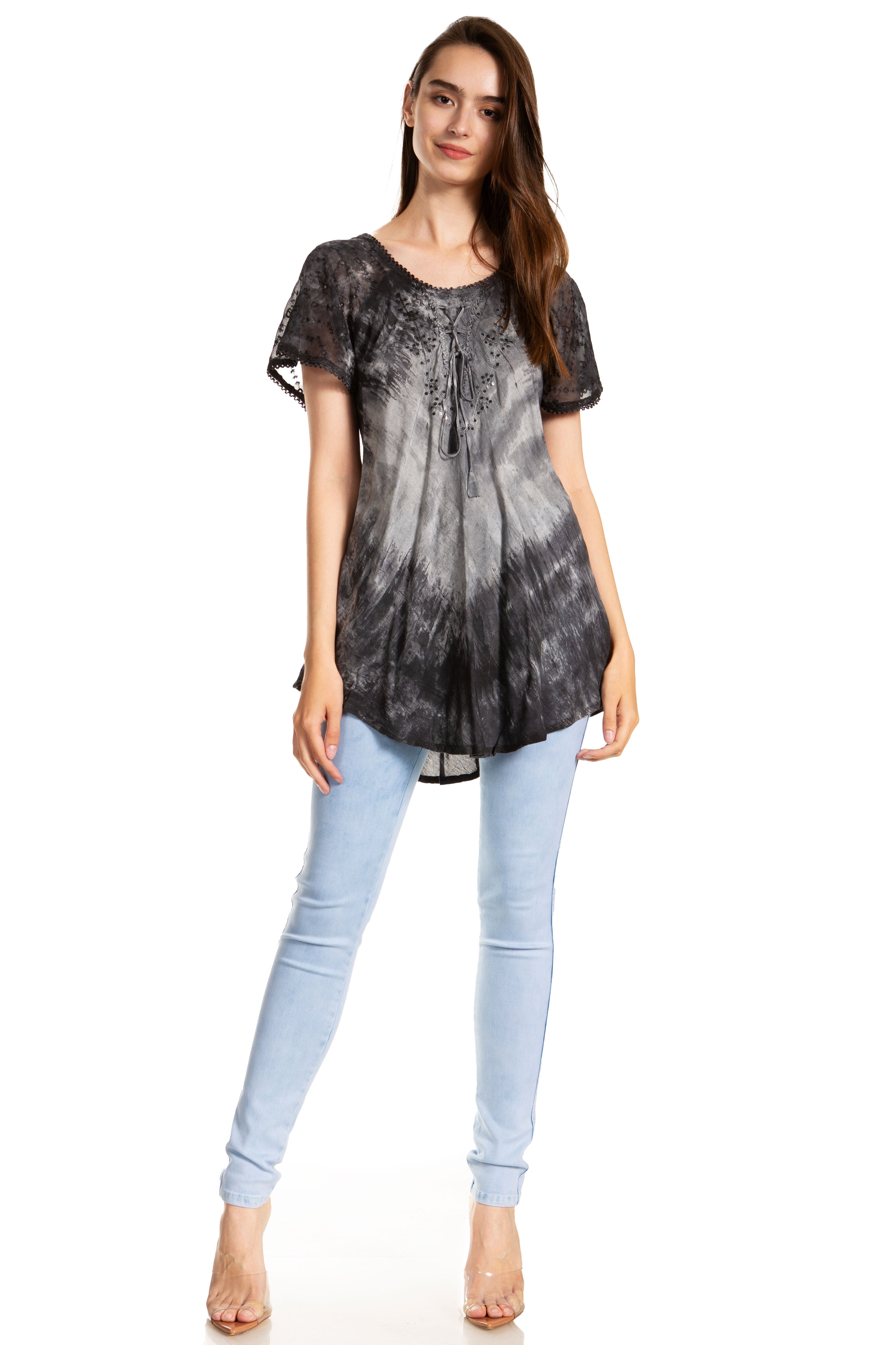 Black Tie Dye Shirt