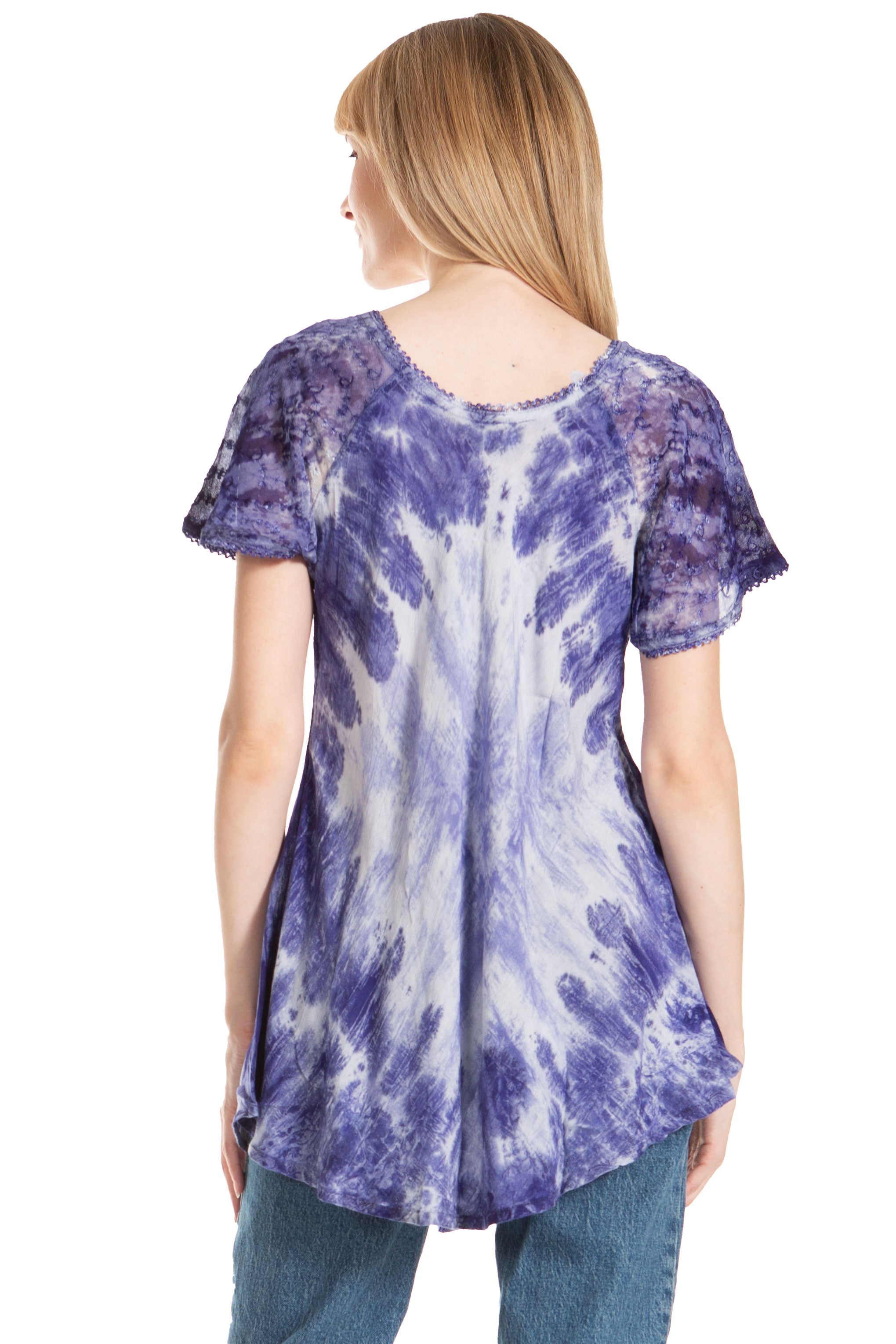 Purple Tie Dye Shirt
