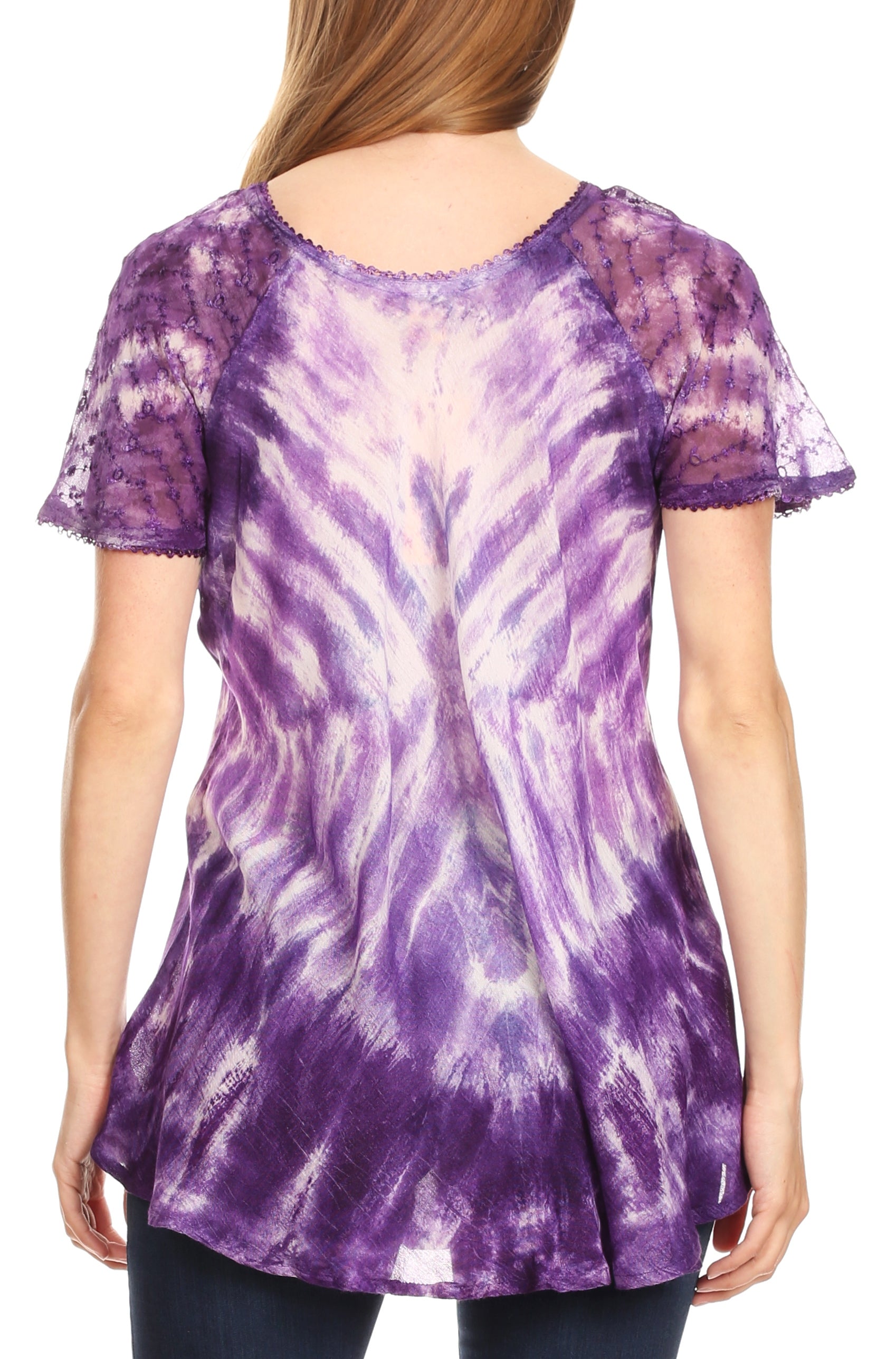 Purple Tie Dye Shirt