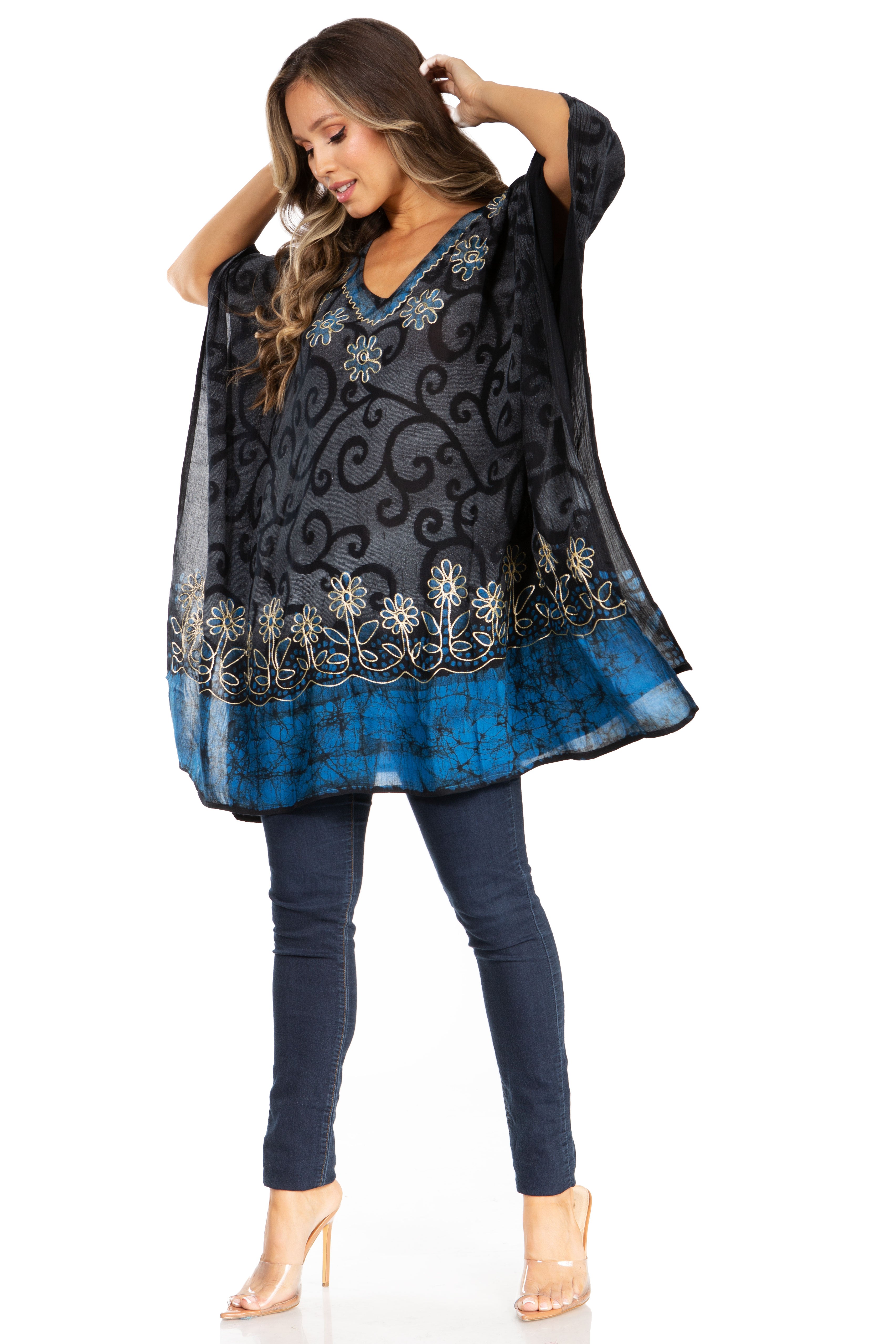 Sakkas - Adalwin Desert Sun Lightweight Circle Ponch Tunic