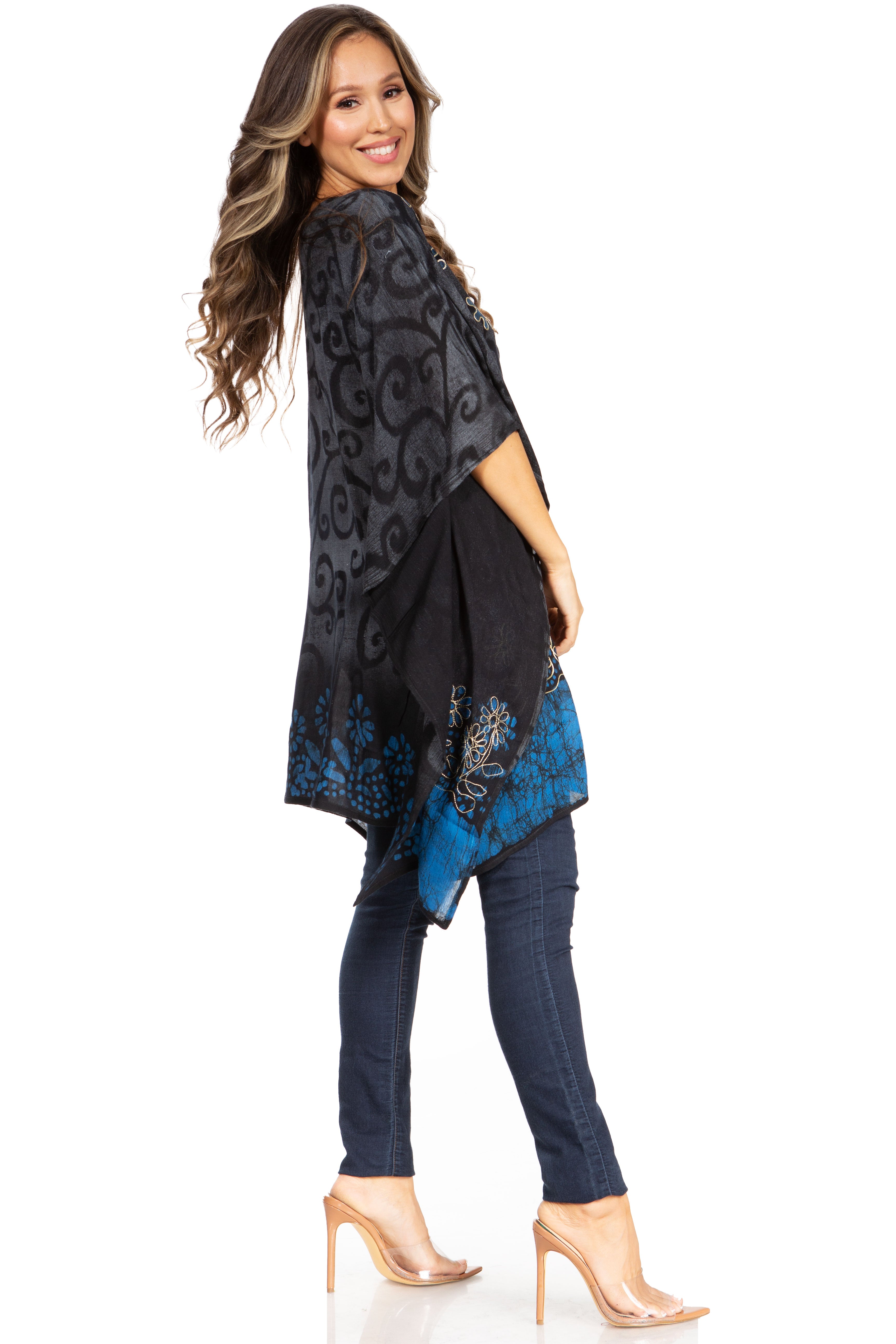 Sakkas - Adalwin Desert Sun Lightweight Circle Ponch Tunic