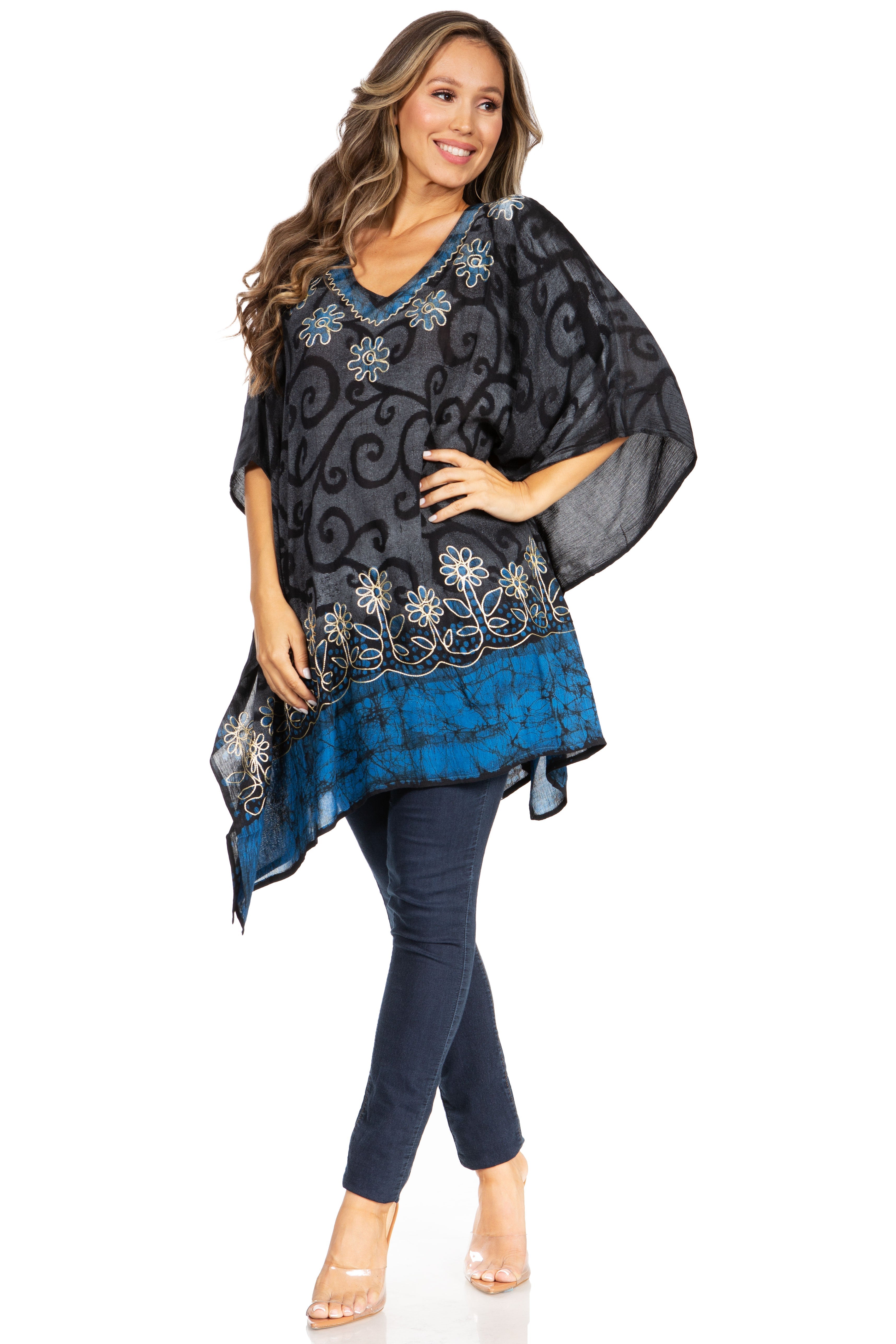 Sakkas - Adalwin Desert Sun Lightweight Circle Ponch Tunic