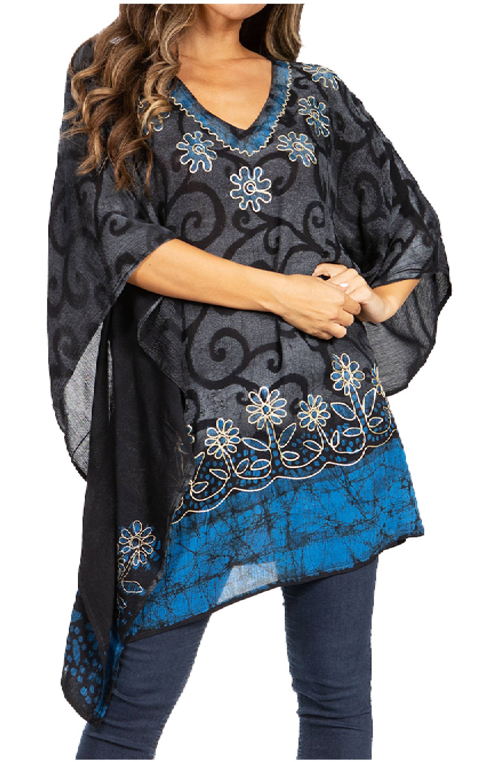 Sakkas - Adalwin Desert Sun Lightweight Circle Ponch Tunic