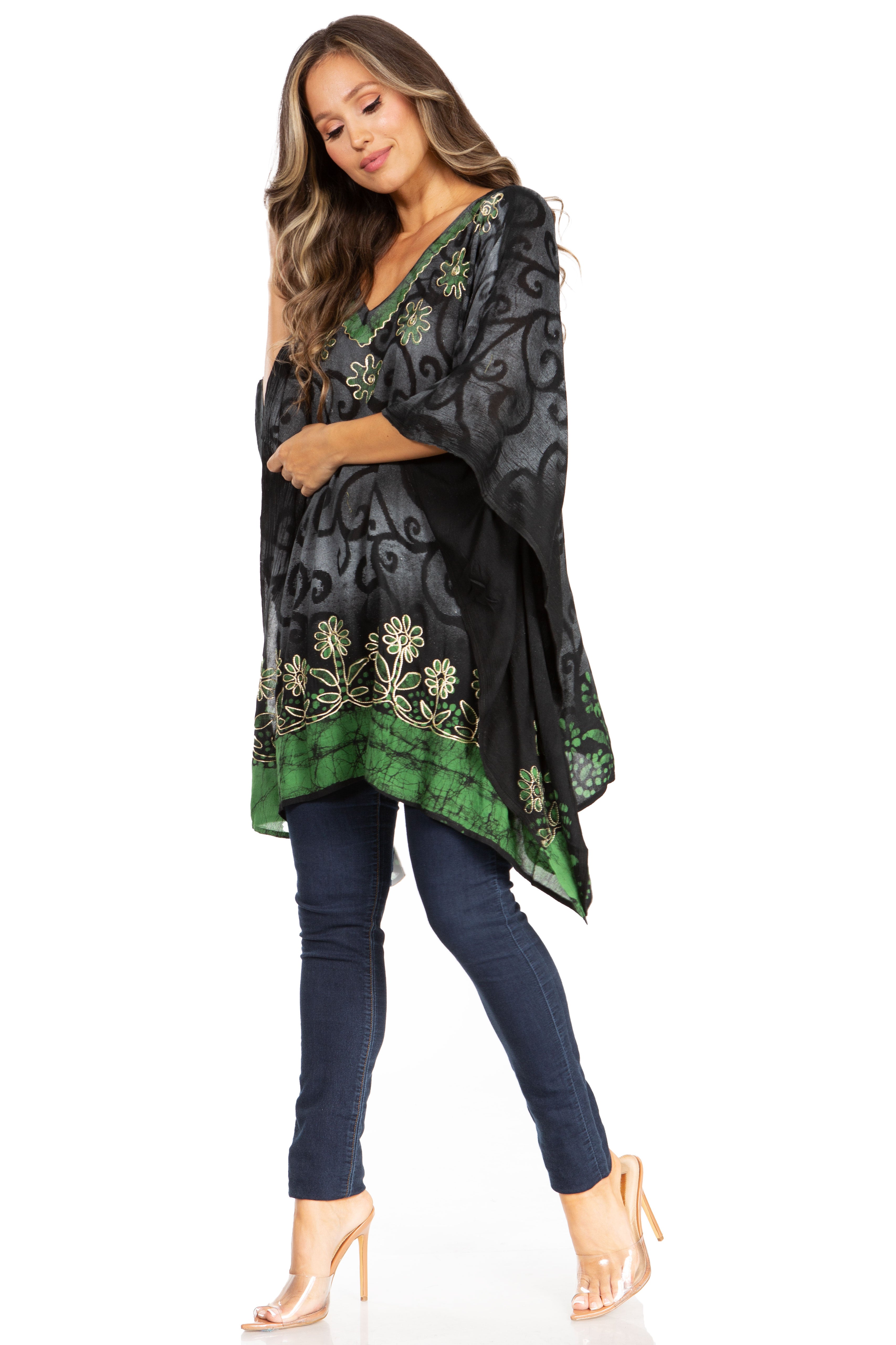 Sakkas - Adalwin Desert Sun Lightweight Circle Ponch Tunic