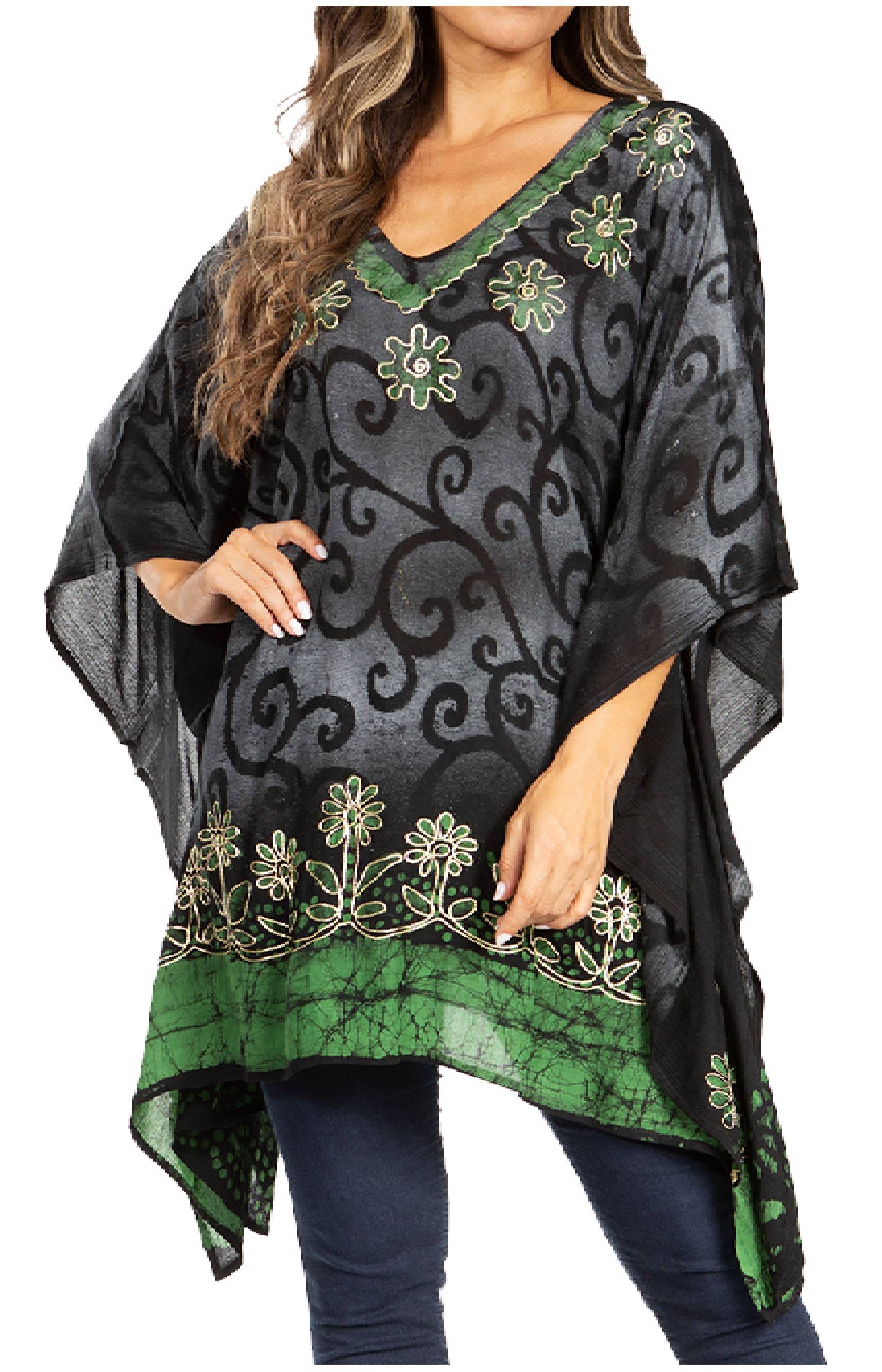 Sakkas - Adalwin Desert Sun Lightweight Circle Ponch Tunic