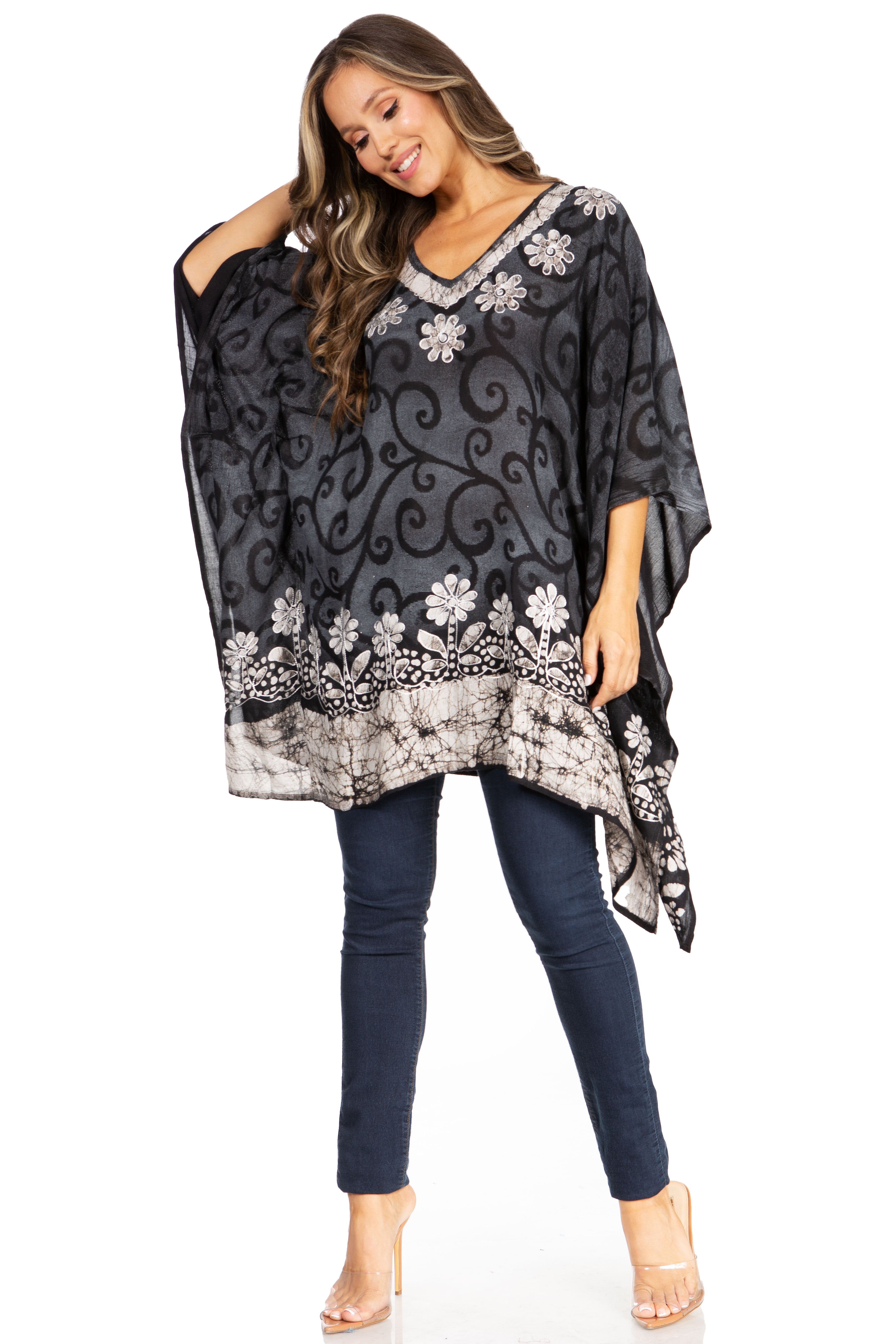 Sakkas - Adalwin Desert Sun Lightweight Circle Ponch Tunic