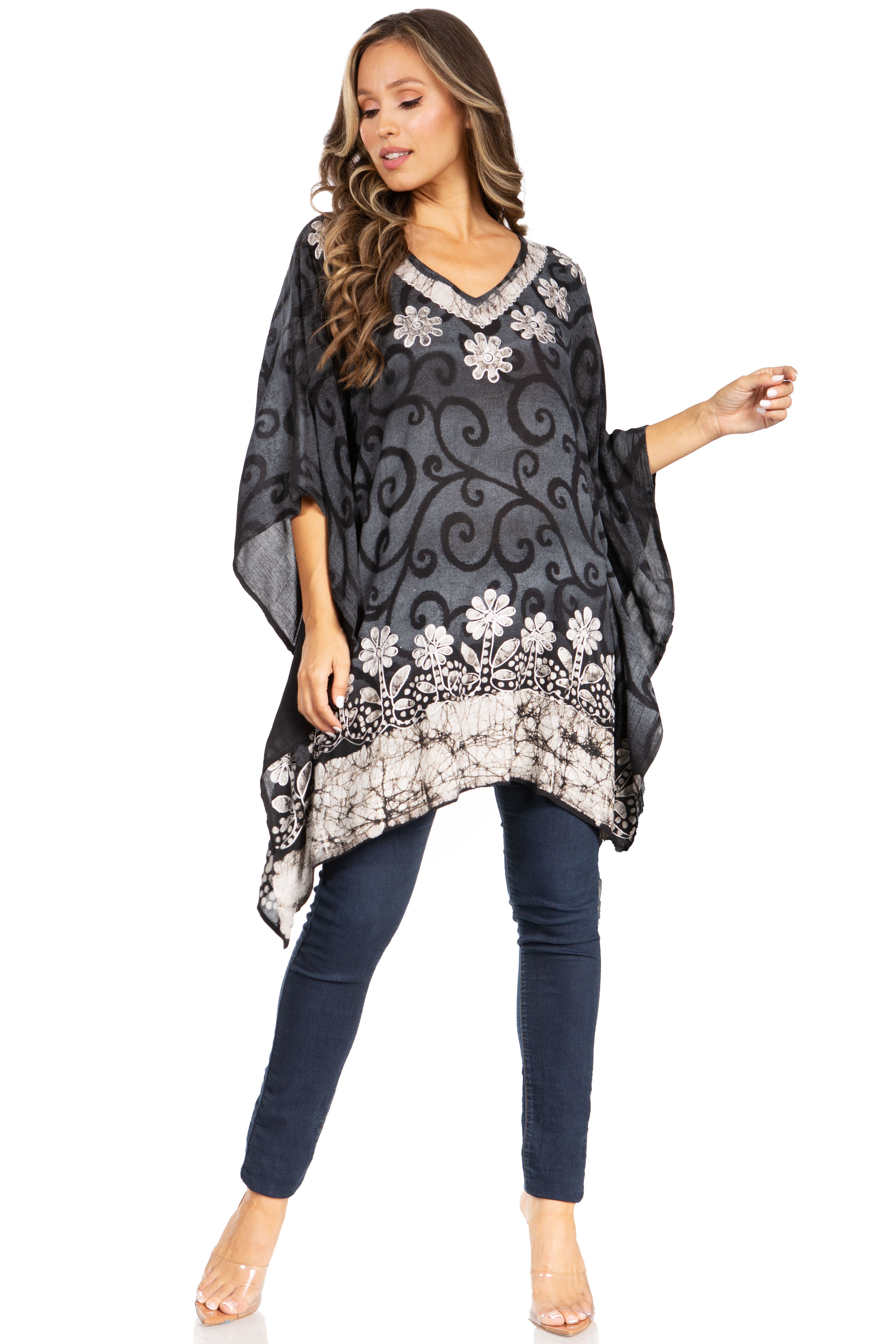 Sakkas - Adalwin Desert Sun Lightweight Circle Ponch Tunic