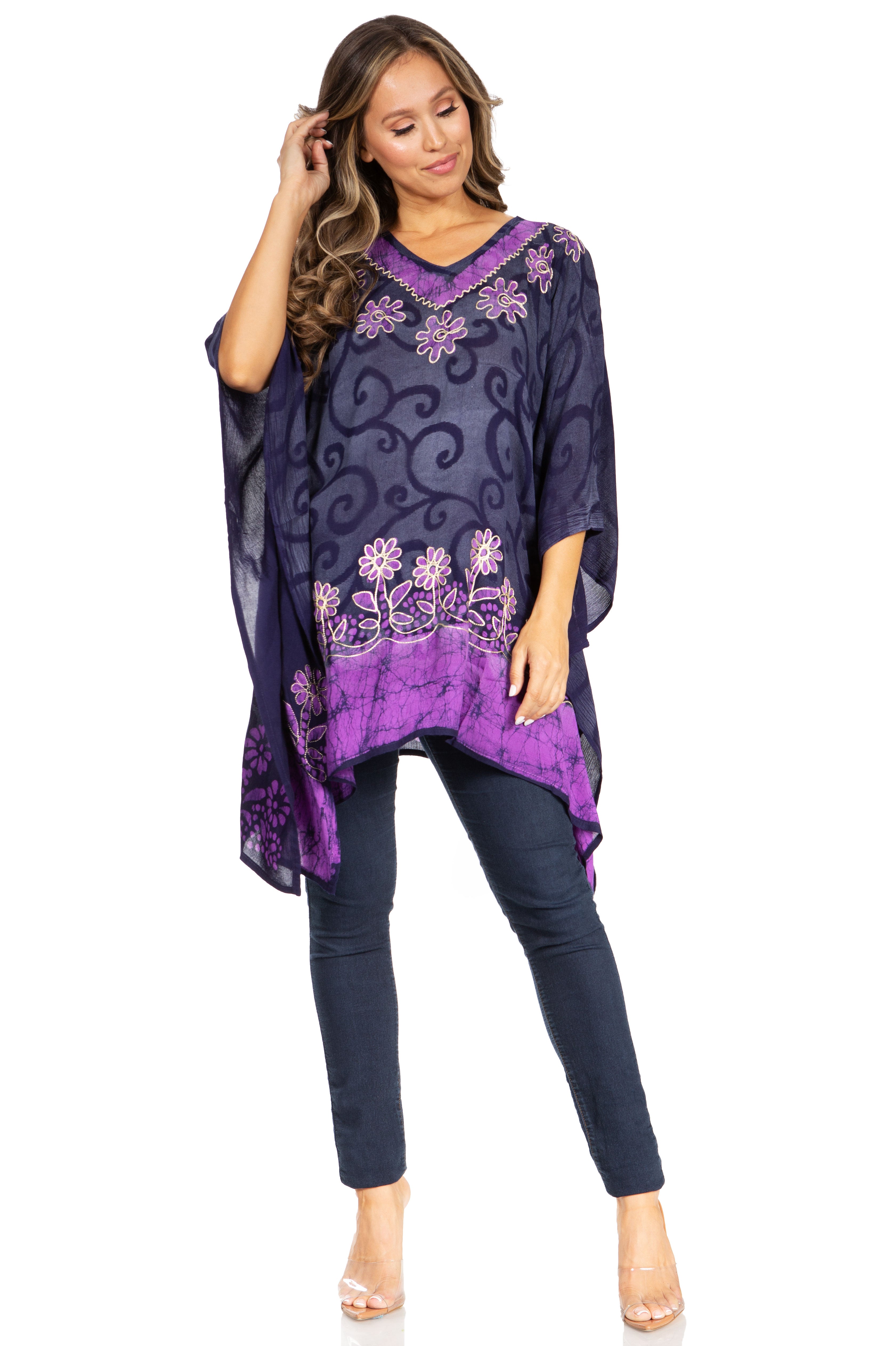 Sakkas - Adalwin Desert Sun Lightweight Circle Ponch Tunic