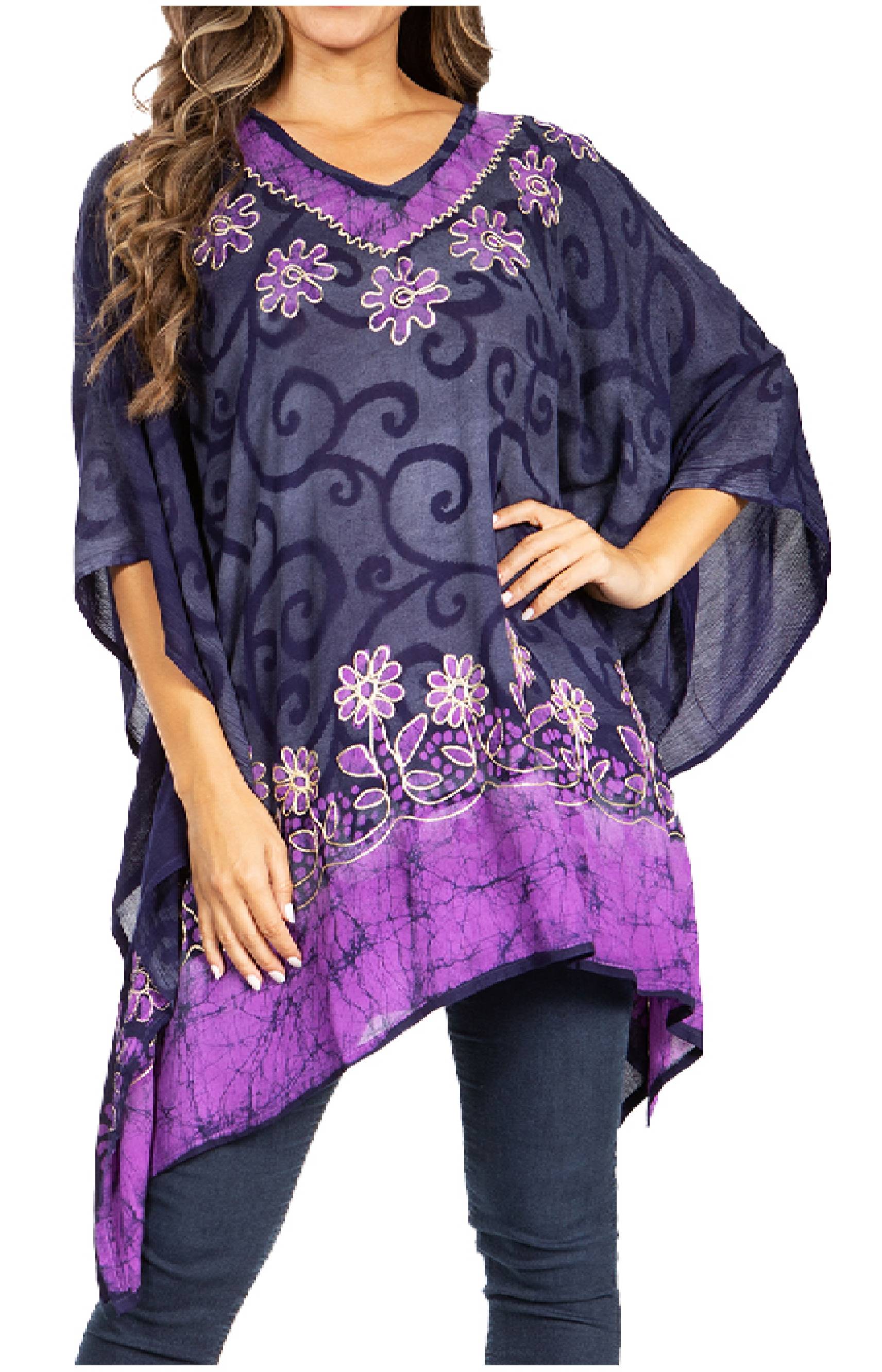Sakkas - Adalwin Desert Sun Lightweight Circle Ponch Tunic
