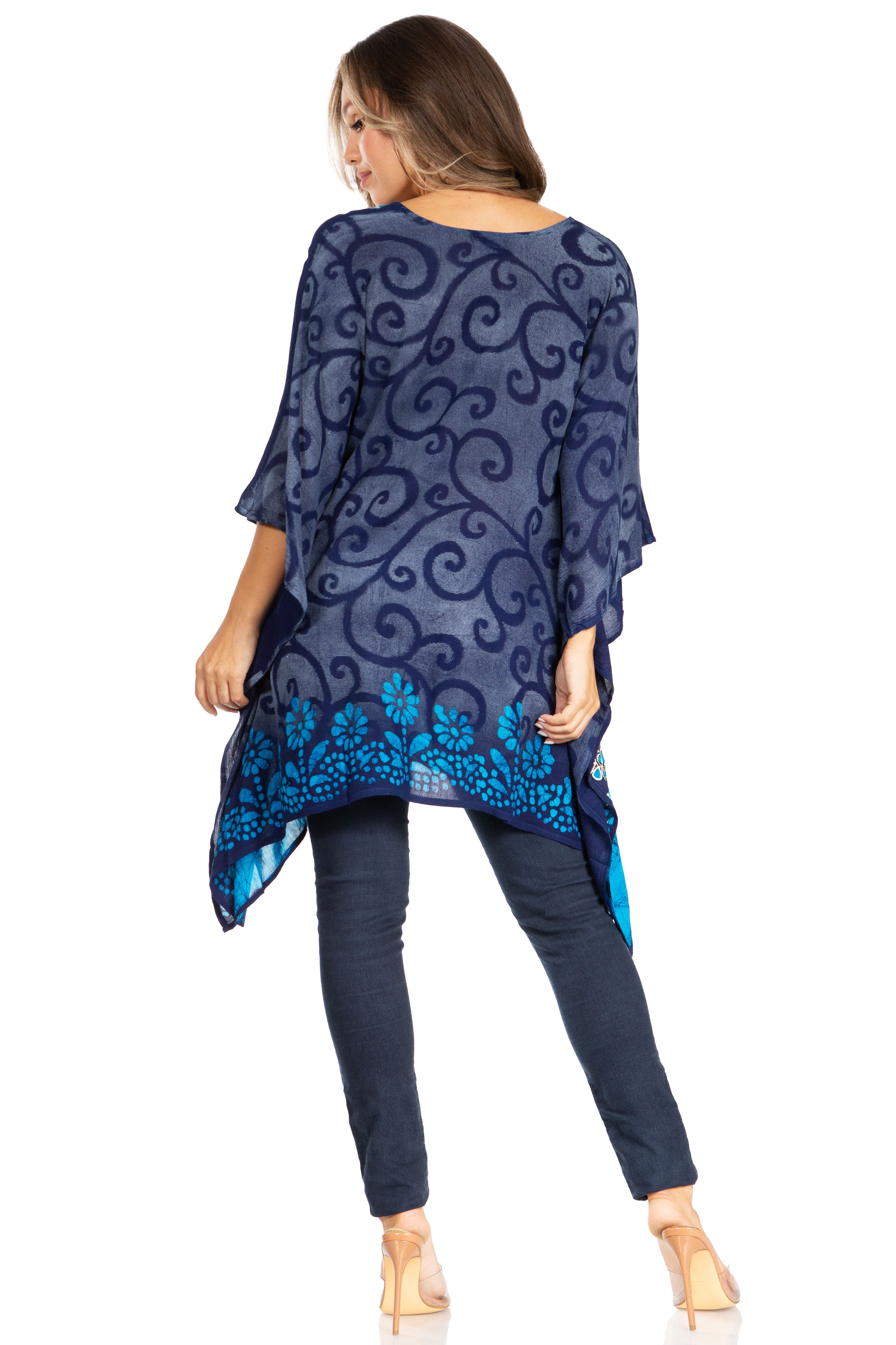 Sakkas - Adalwin Desert Sun Lightweight Circle Ponch Tunic