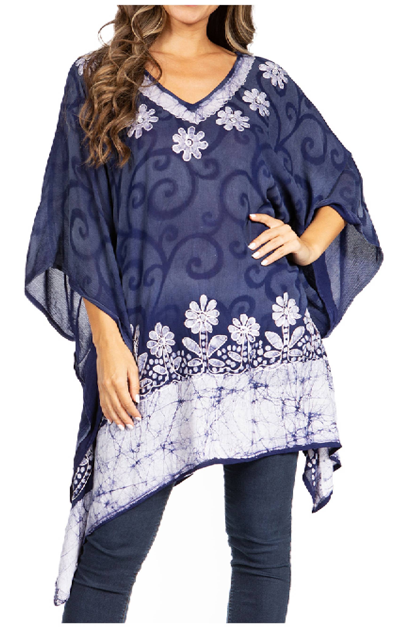Sakkas - Adalwin Desert Sun Lightweight Circle Ponch Tunic