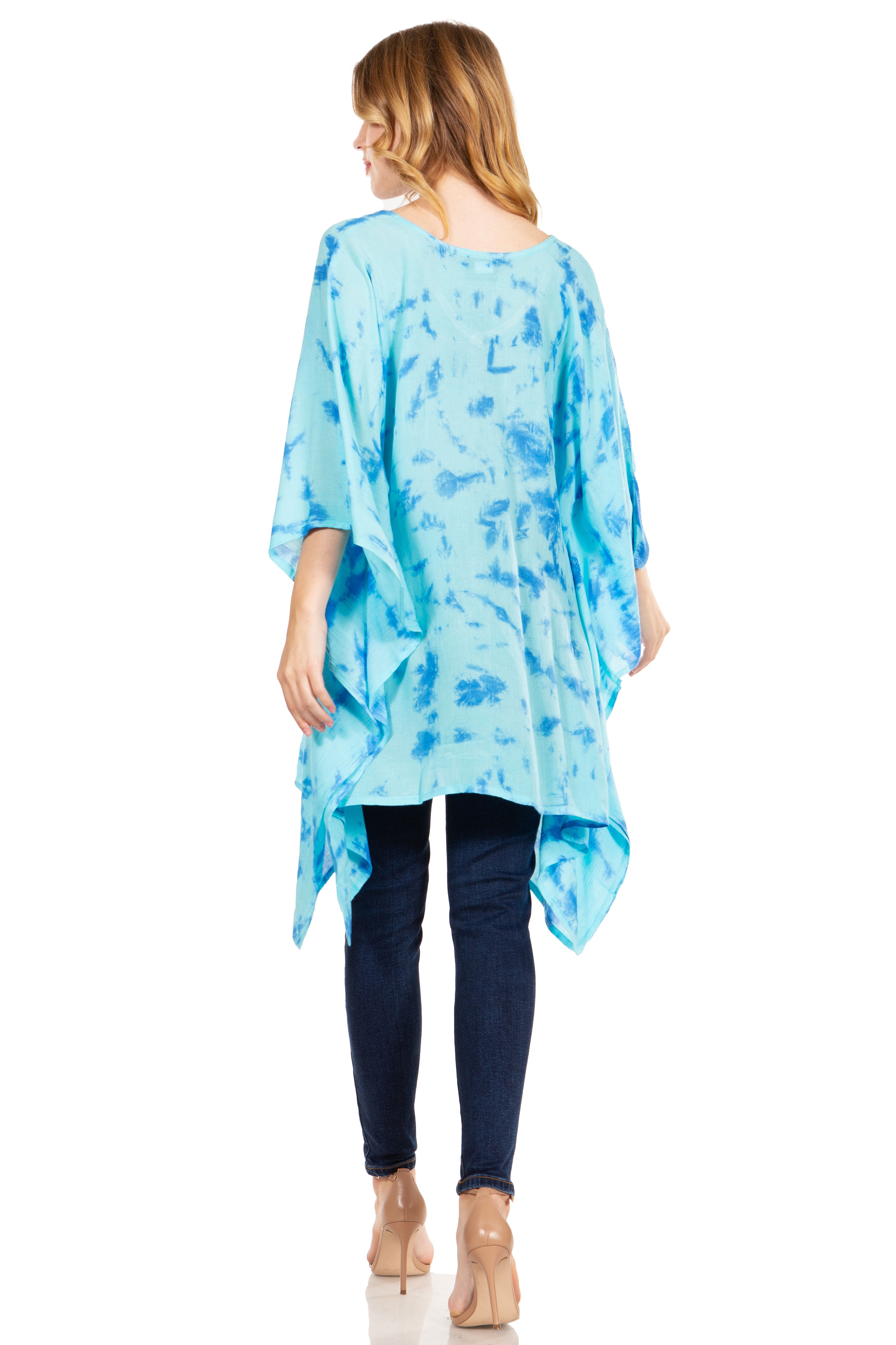 Sakkas - Adalwin Desert Sun Lightweight Circle Ponch Tunic