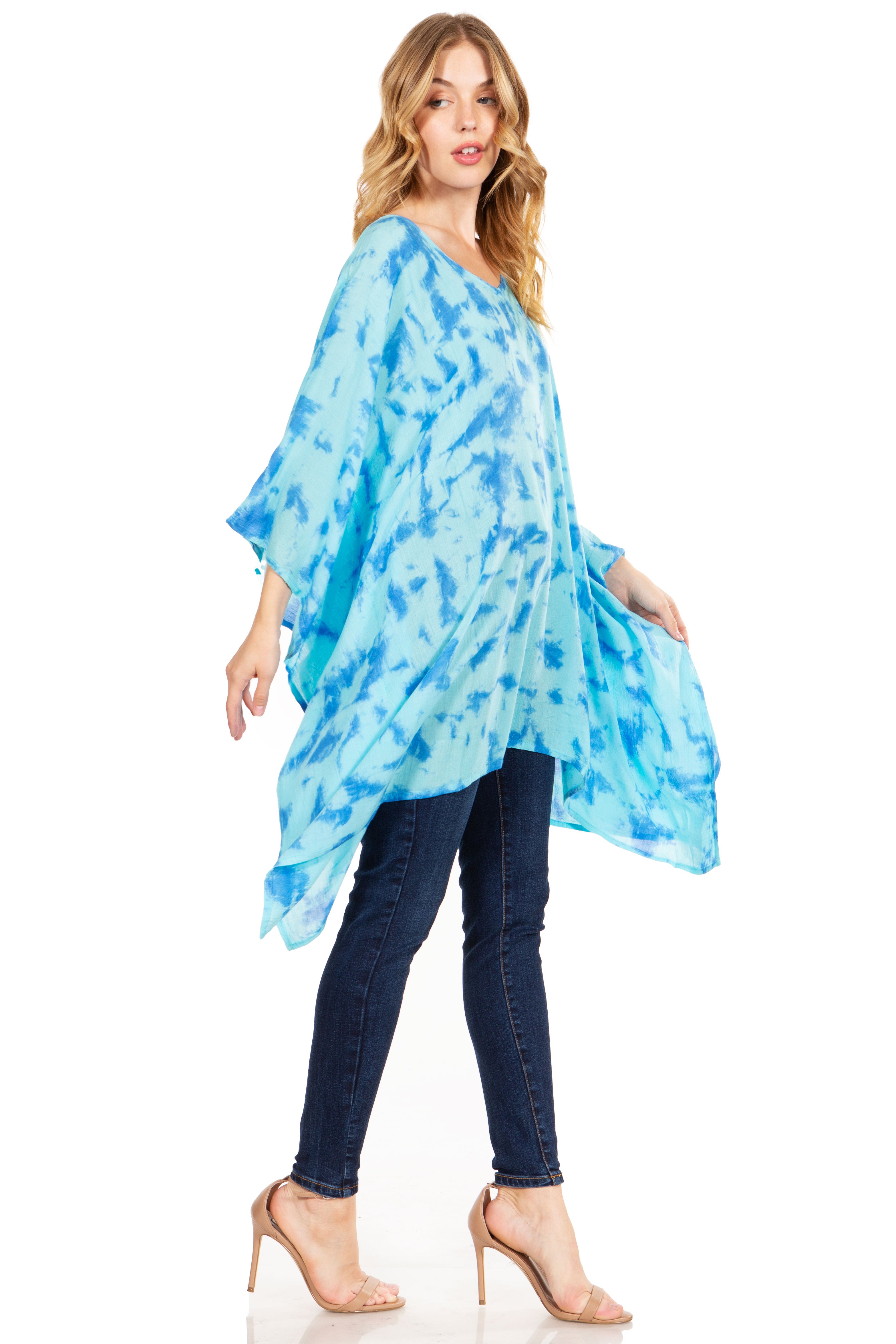 Sakkas - Adalwin Desert Sun Lightweight Circle Ponch Tunic