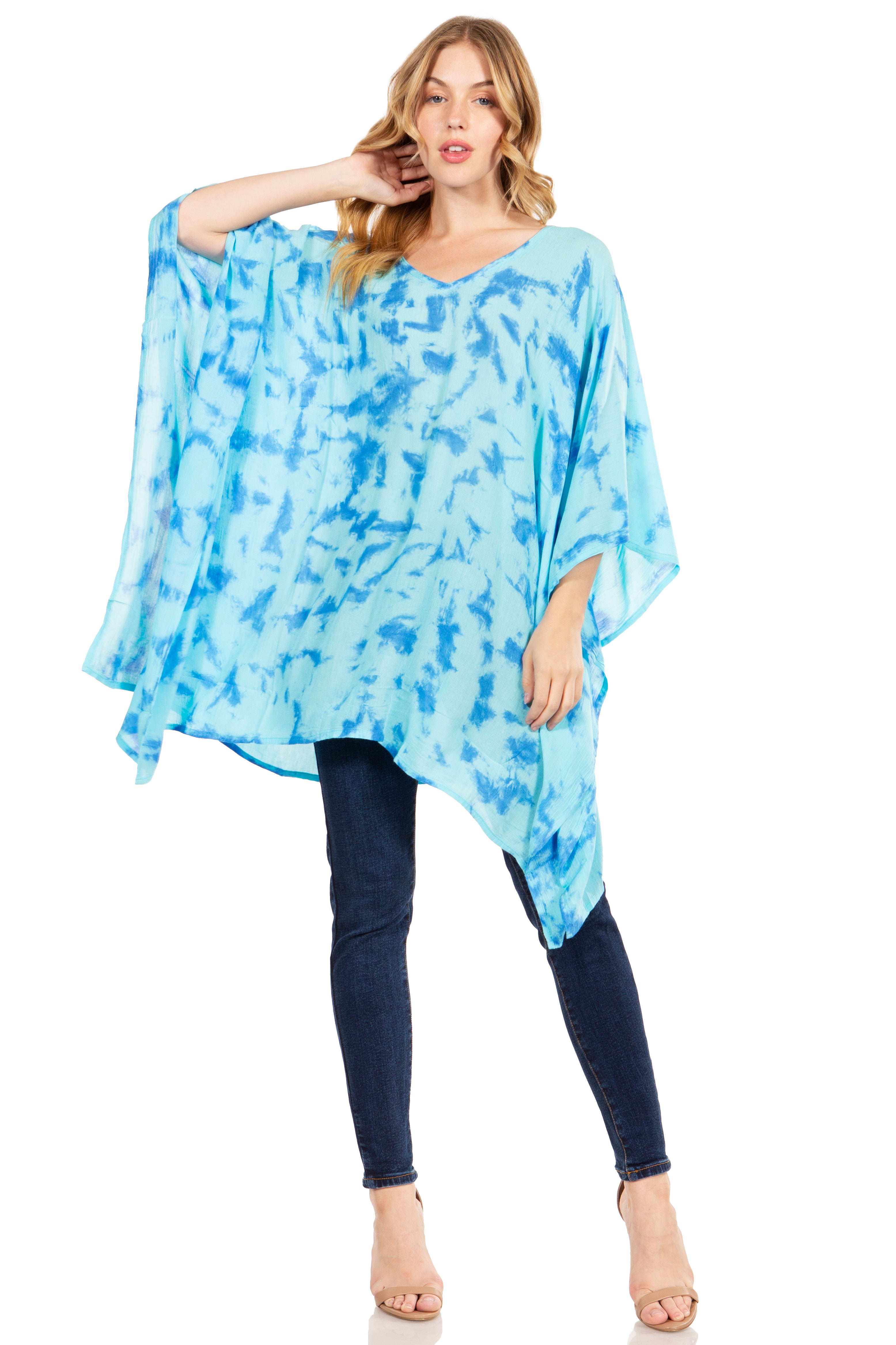 Sakkas - Adalwin Desert Sun Lightweight Circle Ponch Tunic