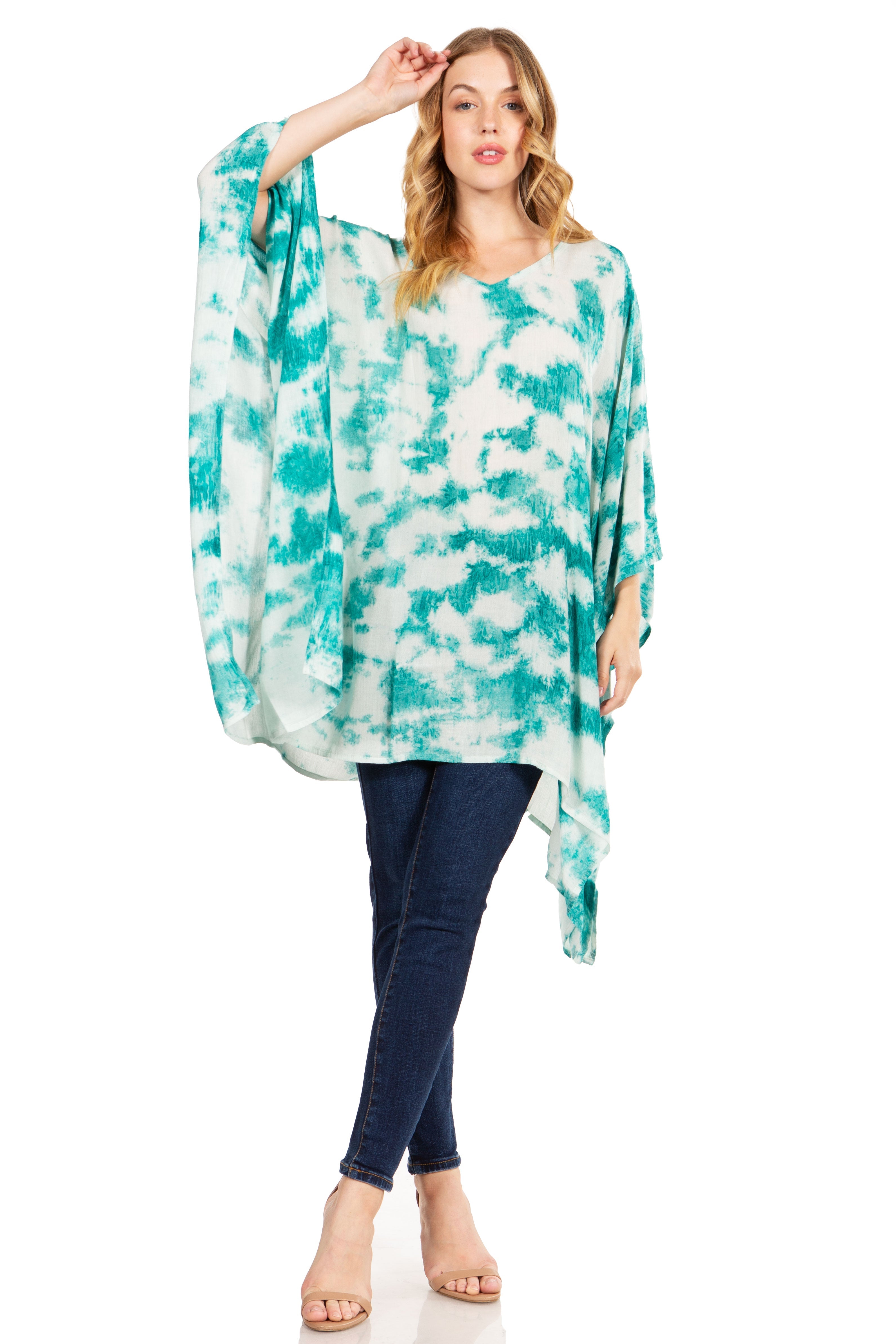 Sakkas - Adalwin Desert Sun Lightweight Circle Ponch Tunic