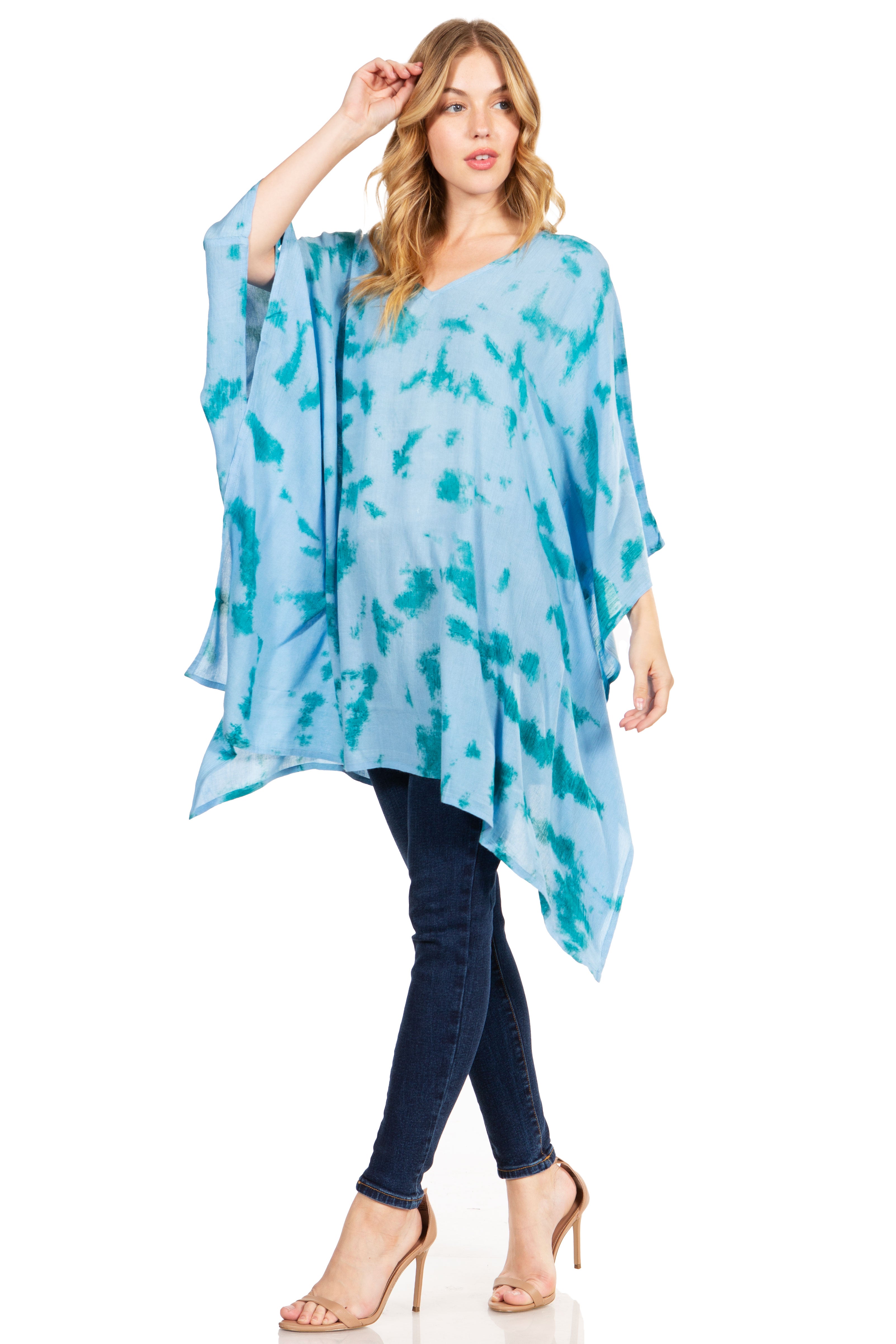 Sakkas - Adalwin Desert Sun Lightweight Circle Ponch Tunic