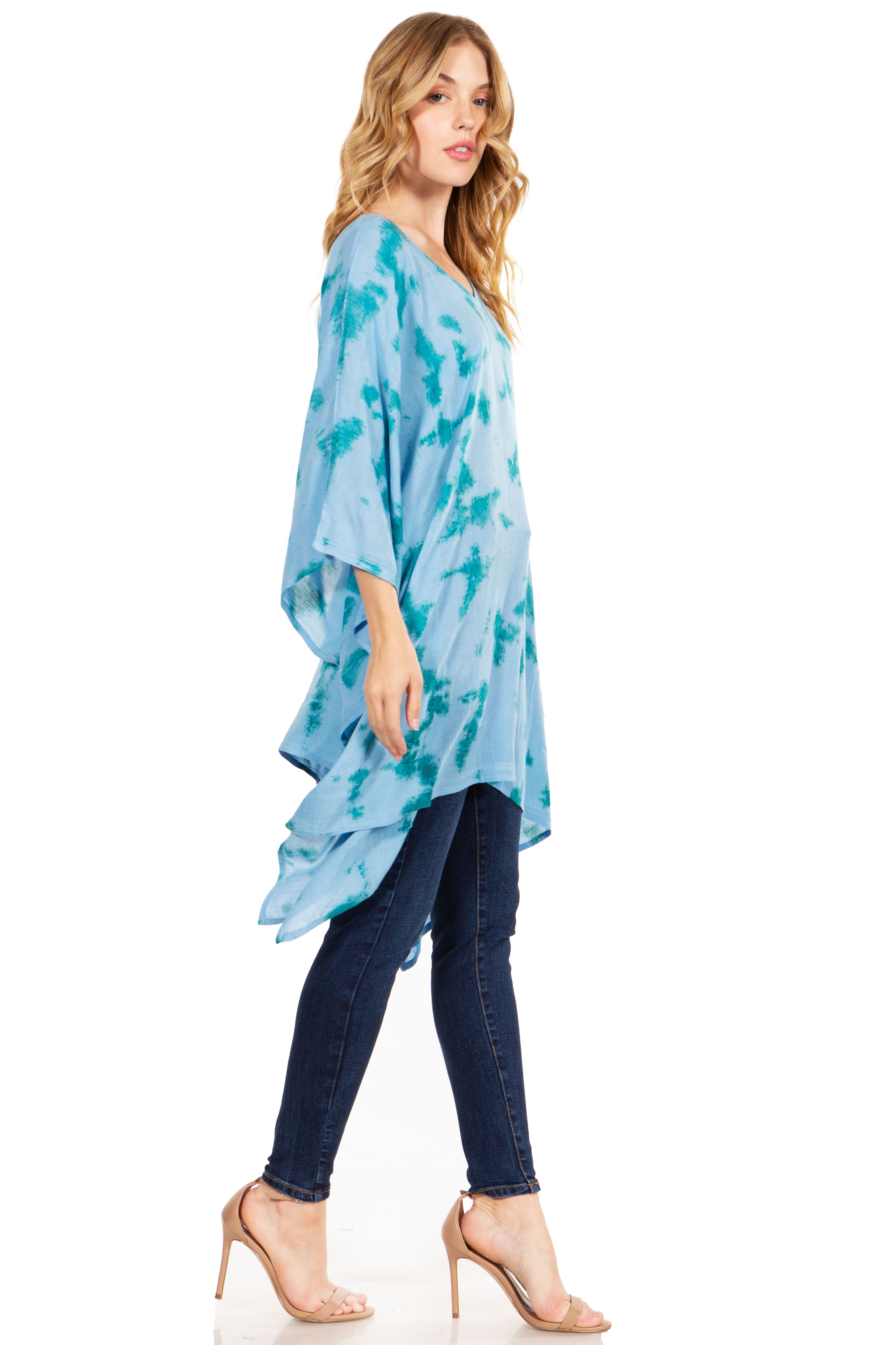 Sakkas - Adalwin Desert Sun Lightweight Circle Ponch Tunic