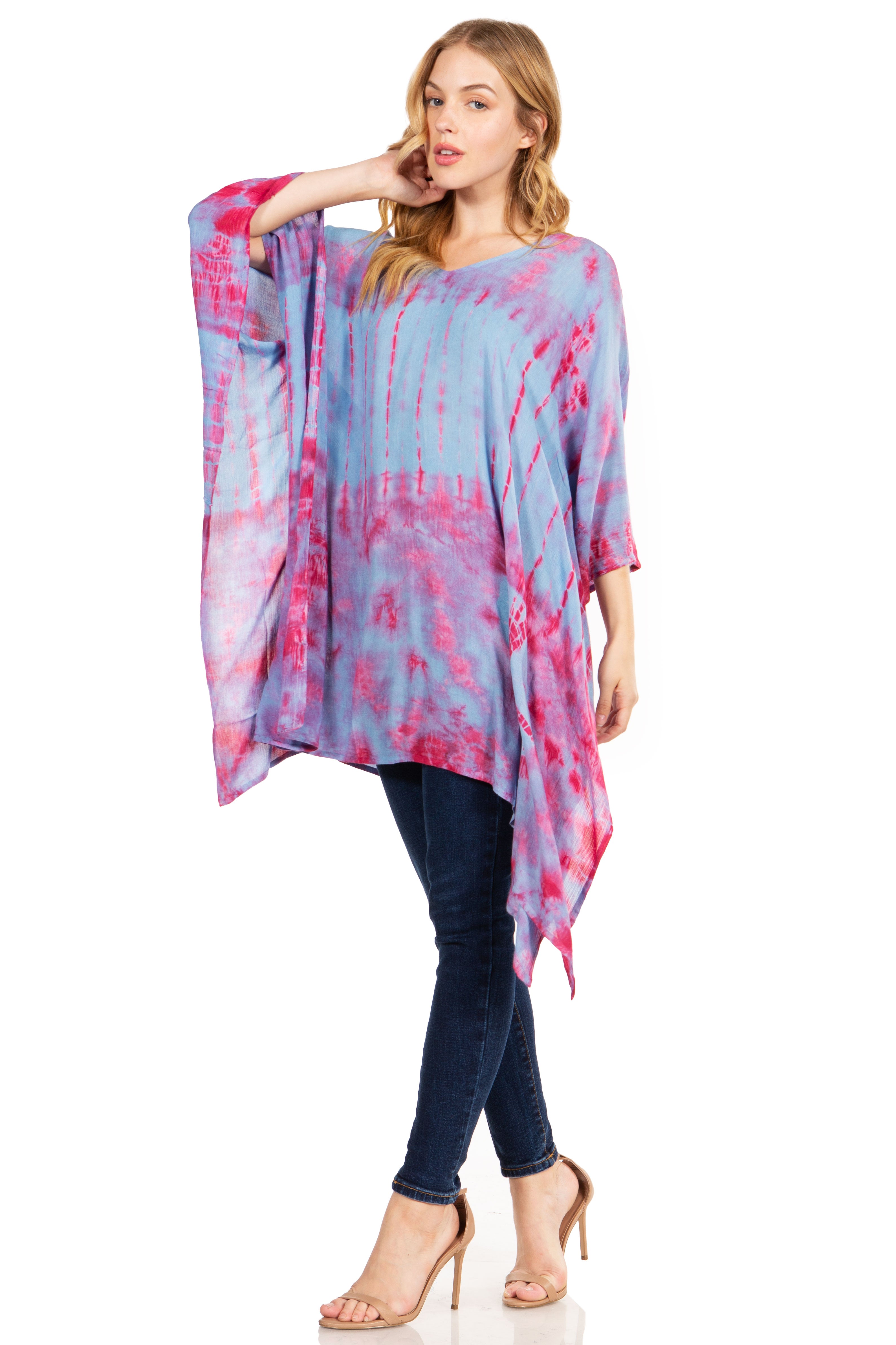 Sakkas - Adalwin Desert Sun Lightweight Circle Ponch Tunic
