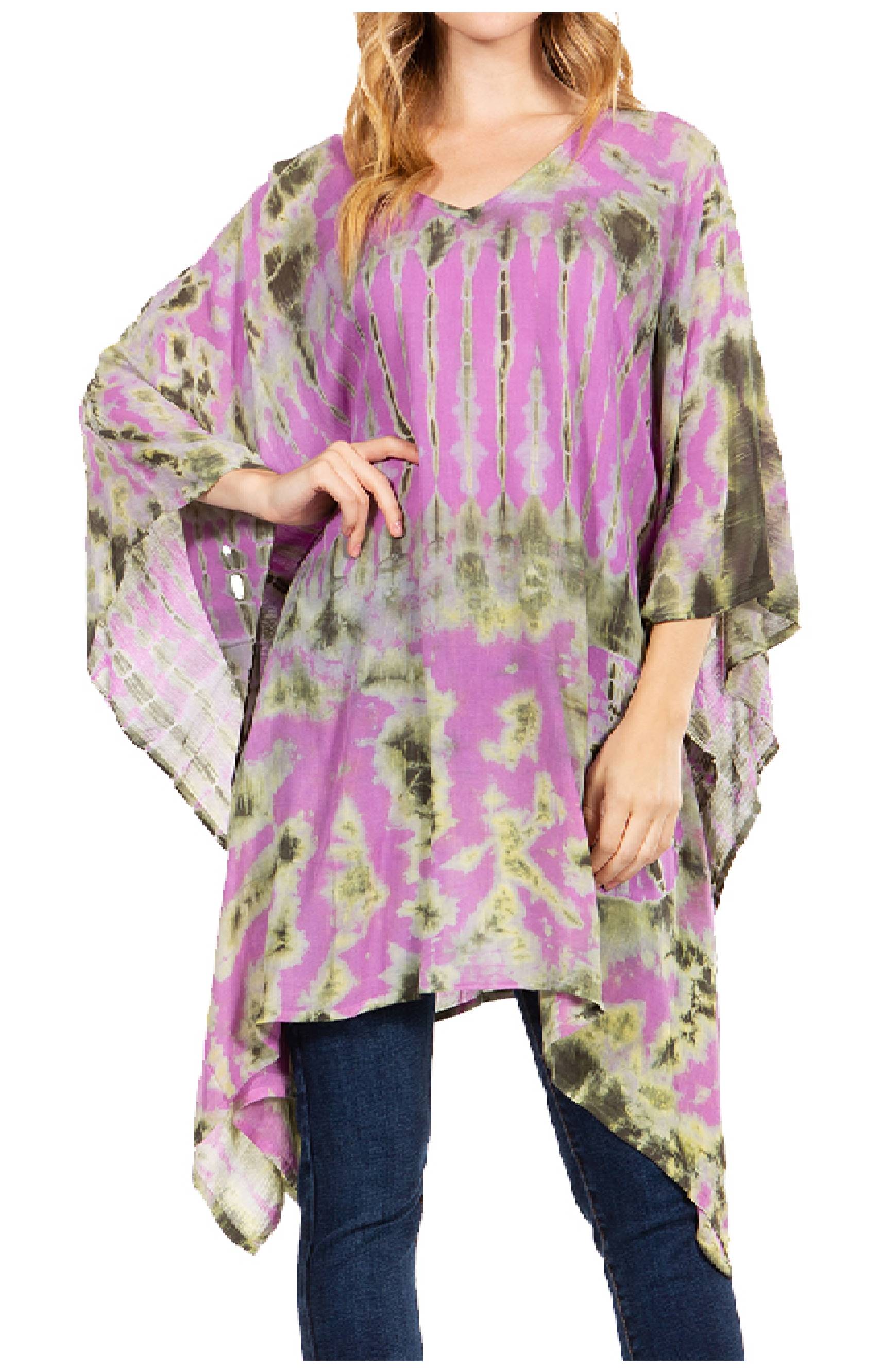 Sakkas - Adalwin Desert Sun Lightweight Circle Ponch Tunic