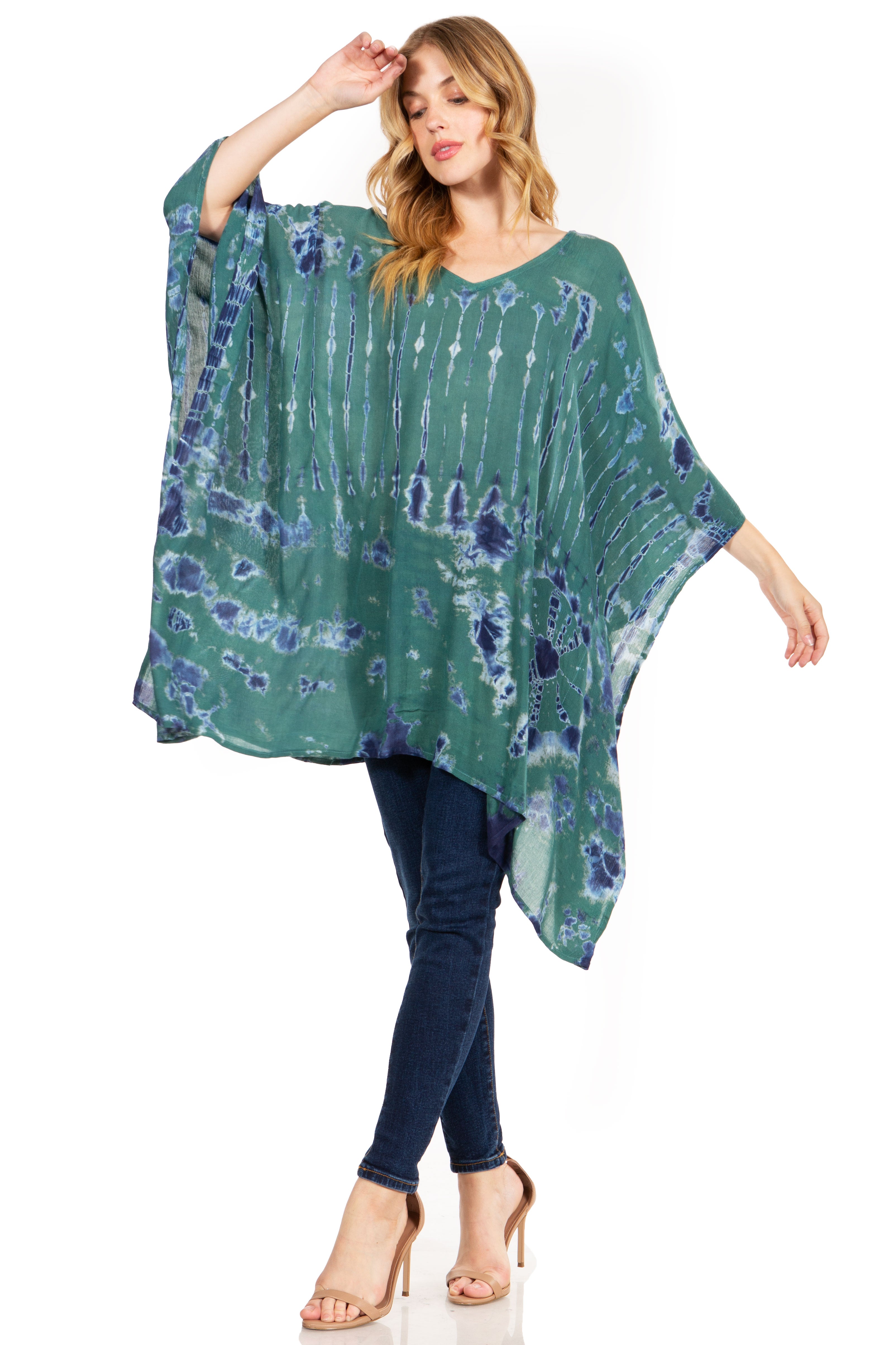 Sakkas - Adalwin Desert Sun Lightweight Circle Ponch Tunic