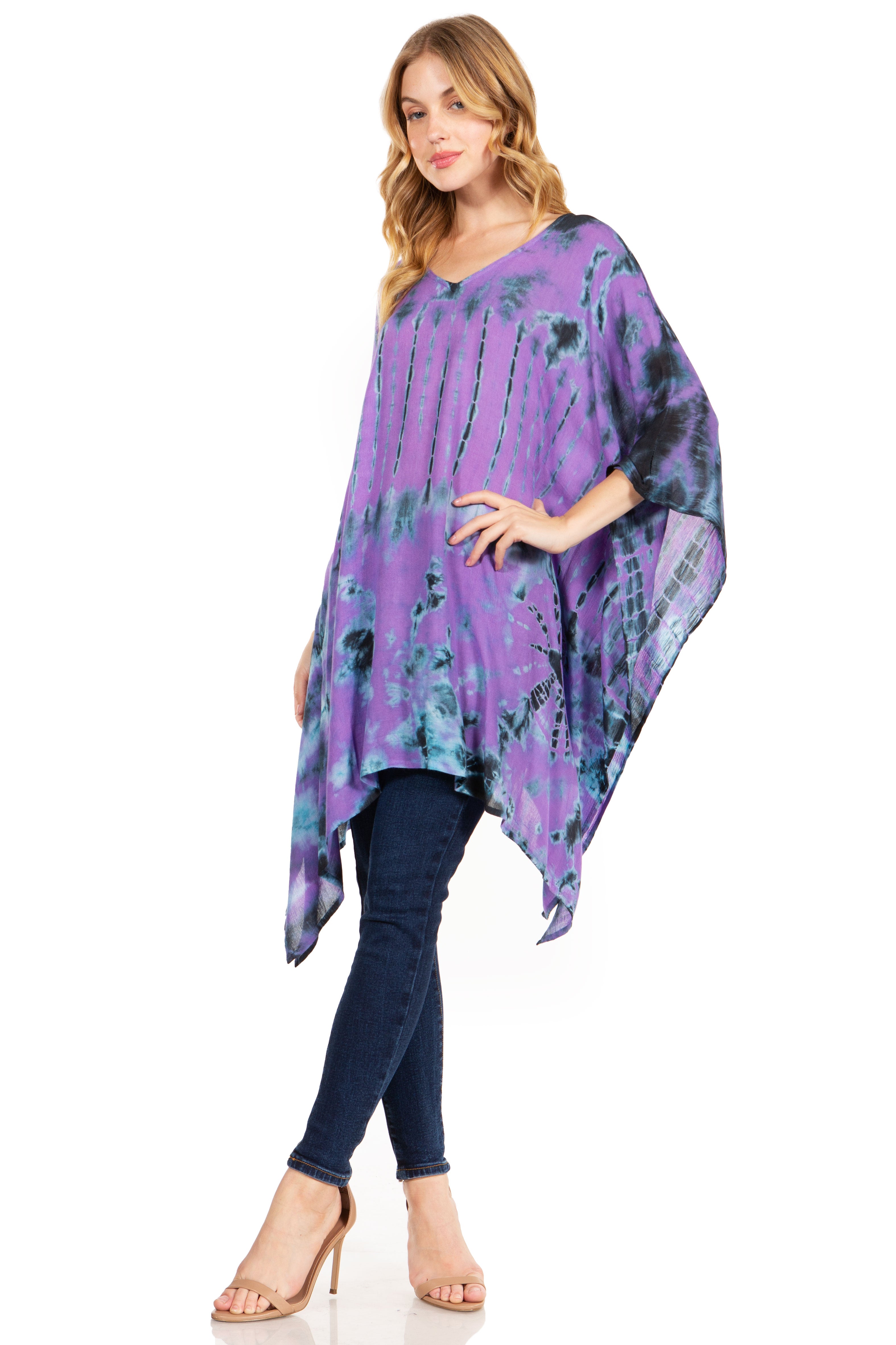 Sakkas - Adalwin Desert Sun Lightweight Circle Ponch Tunic