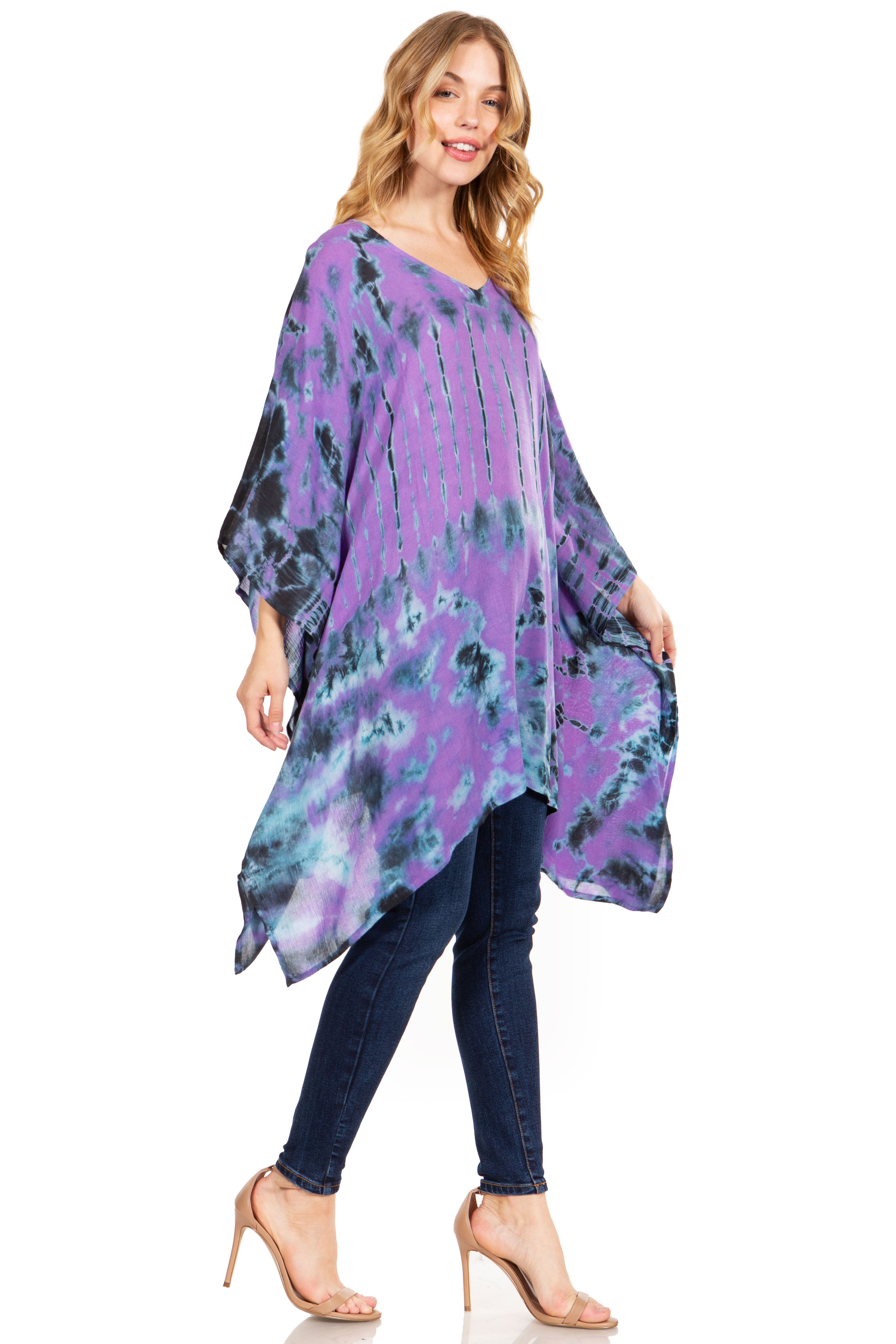 Sakkas - Adalwin Desert Sun Lightweight Circle Ponch Tunic