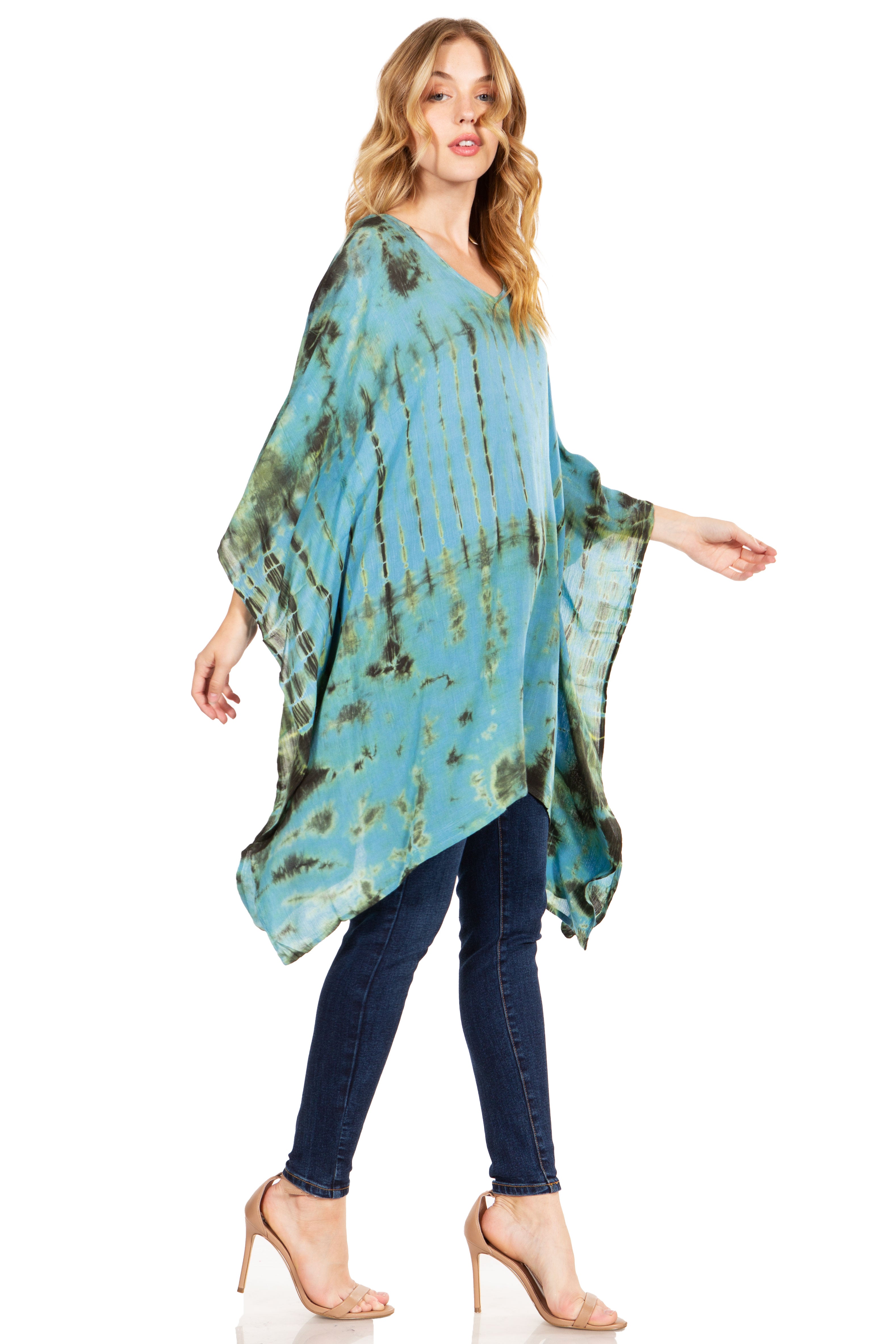 Sakkas - Adalwin Desert Sun Lightweight Circle Ponch Tunic