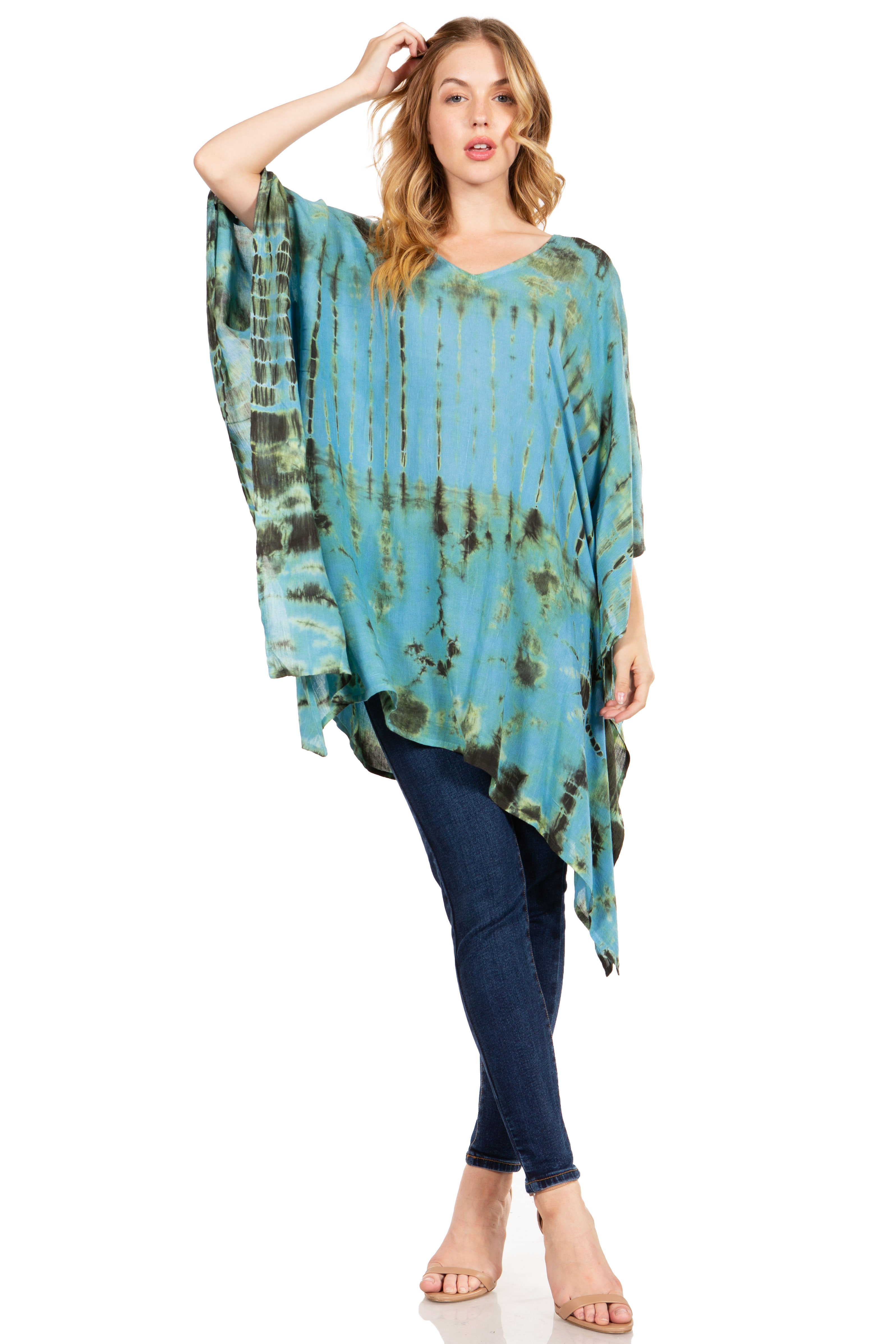 Sakkas - Adalwin Desert Sun Lightweight Circle Ponch Tunic