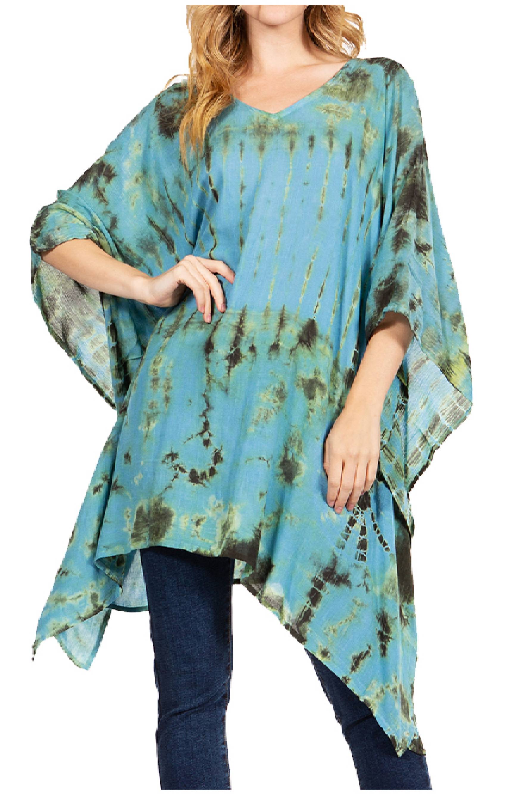 Sakkas - Adalwin Desert Sun Lightweight Circle Ponch Tunic