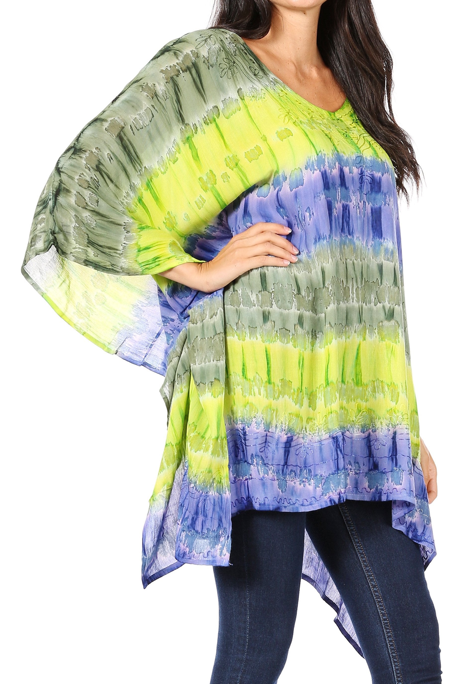Sakkas - Adalwin Desert Sun Lightweight Circle Ponch Tunic