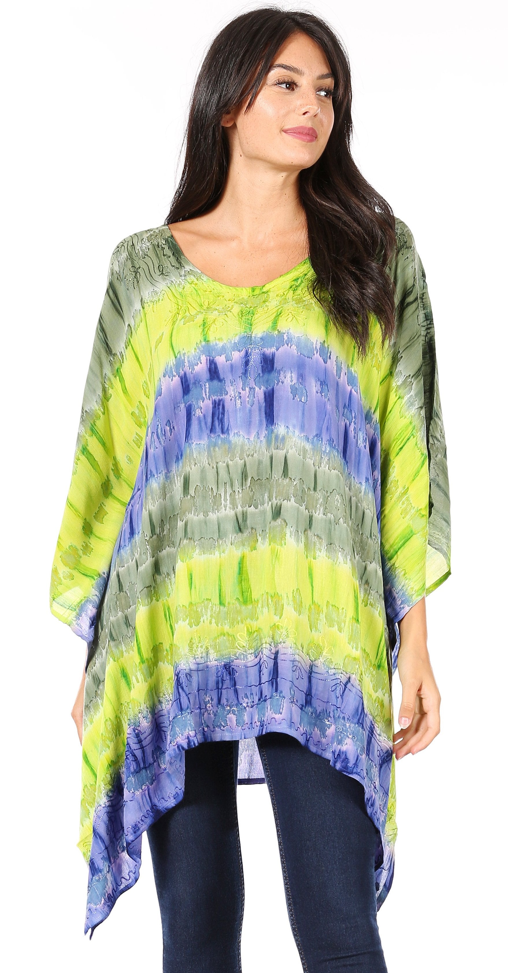 Sakkas - Adalwin Desert Sun Lightweight Circle Ponch Tunic