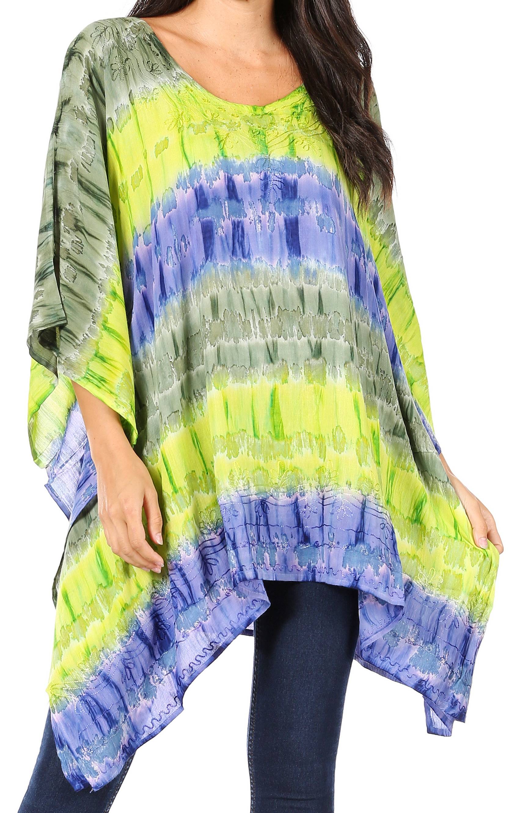 Sakkas - Adalwin Desert Sun Lightweight Circle Ponch Tunic