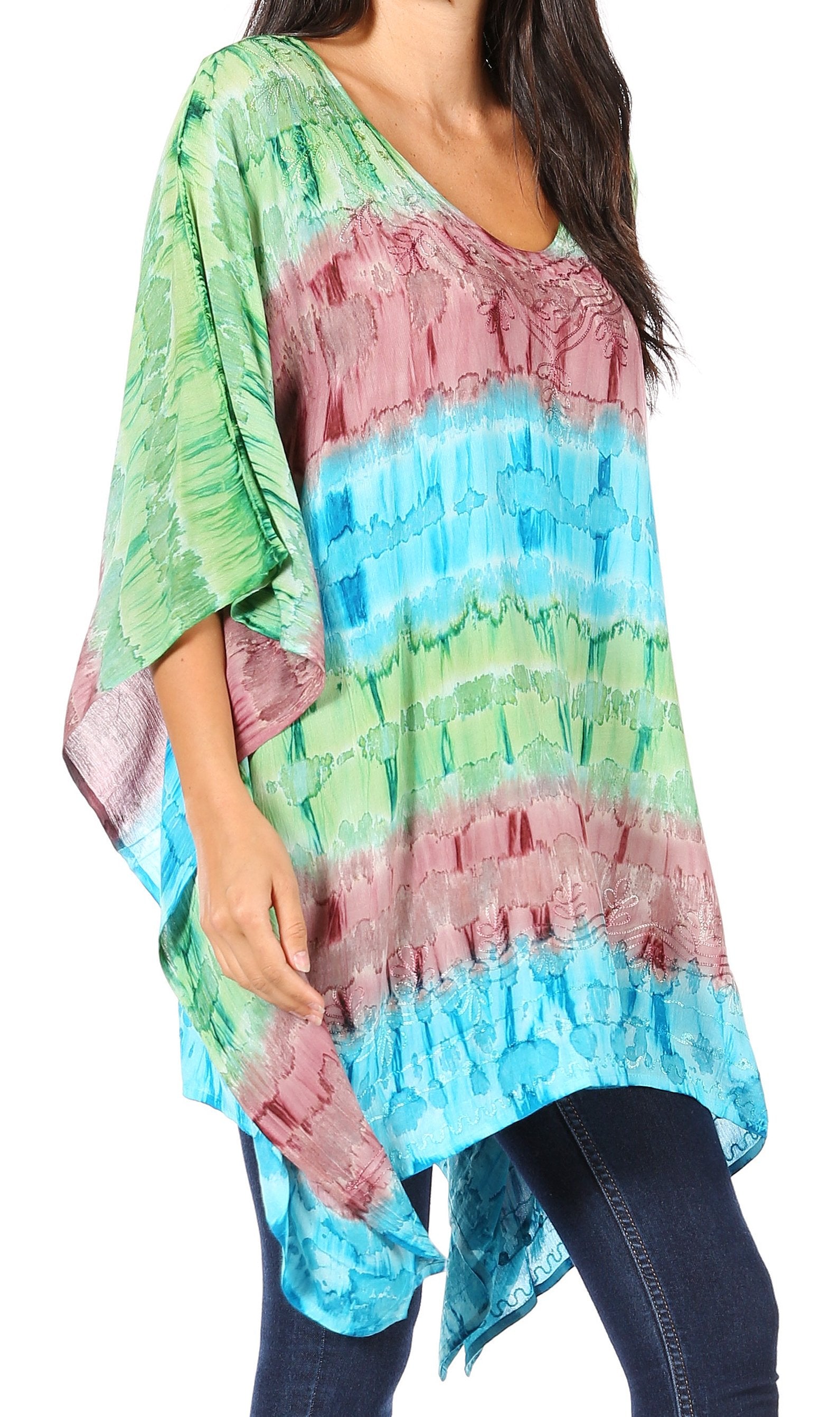 Sakkas - Adalwin Desert Sun Lightweight Circle Ponch Tunic