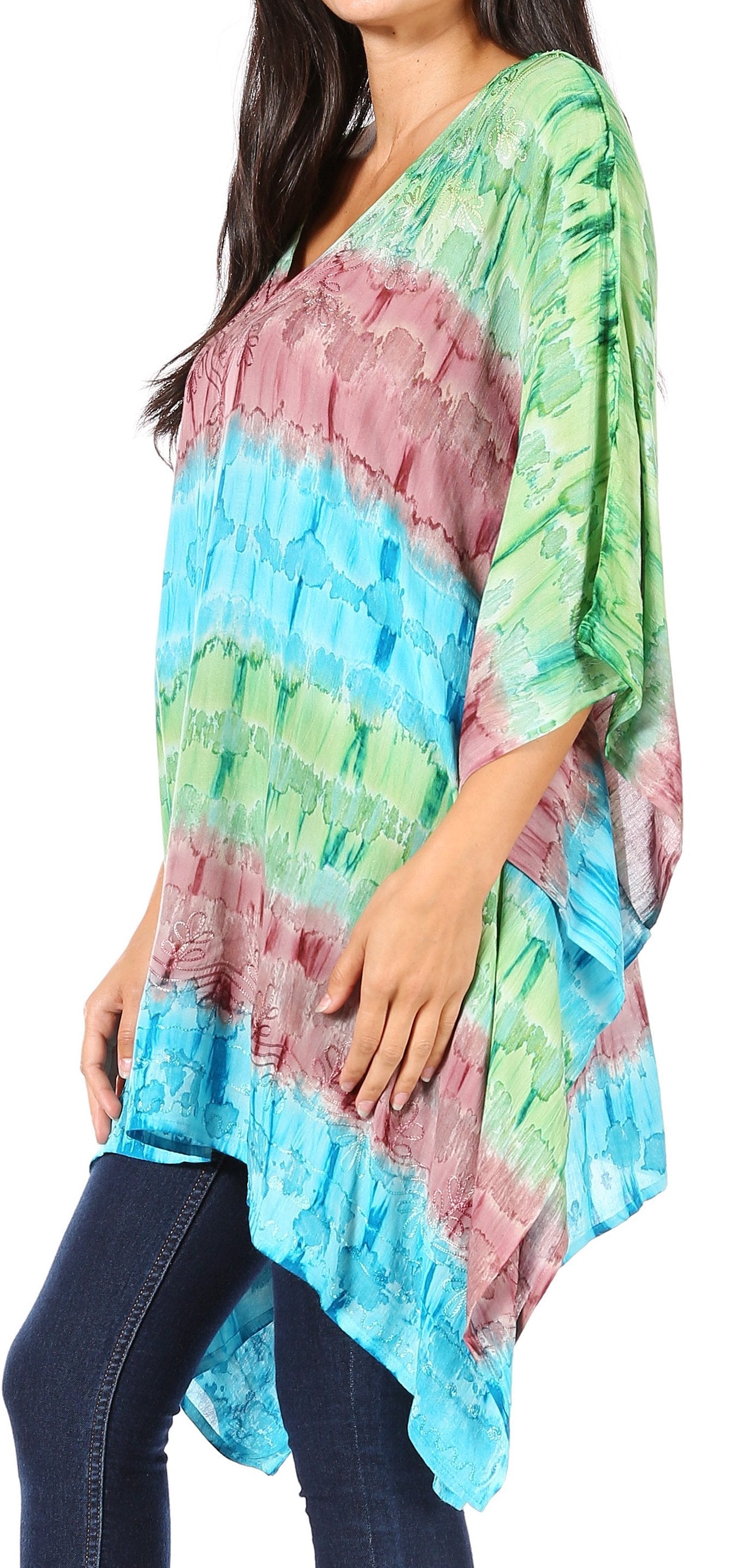 Sakkas - Adalwin Desert Sun Lightweight Circle Ponch Tunic