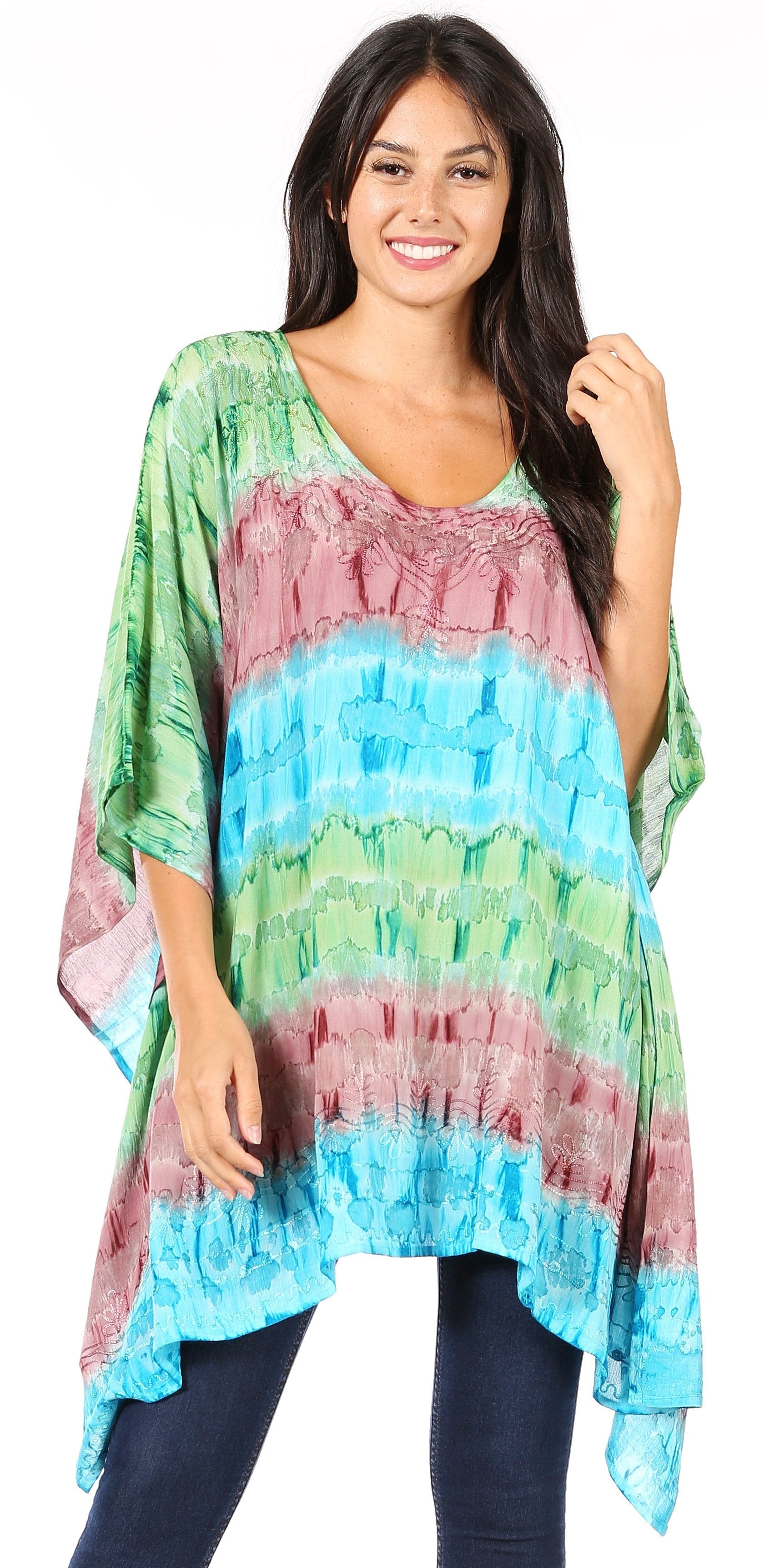 Sakkas - Adalwin Desert Sun Lightweight Circle Ponch Tunic
