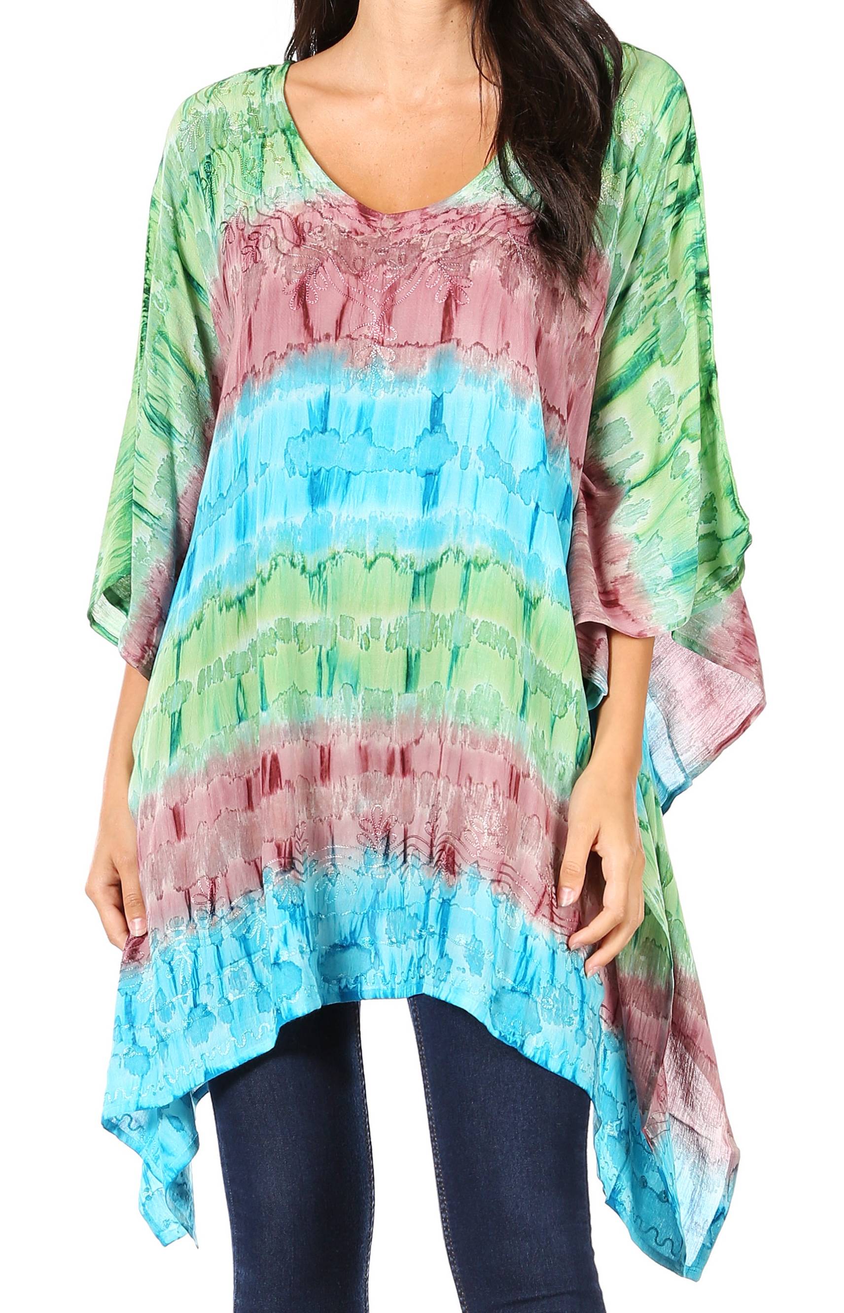 Sakkas - Adalwin Desert Sun Lightweight Circle Ponch Tunic