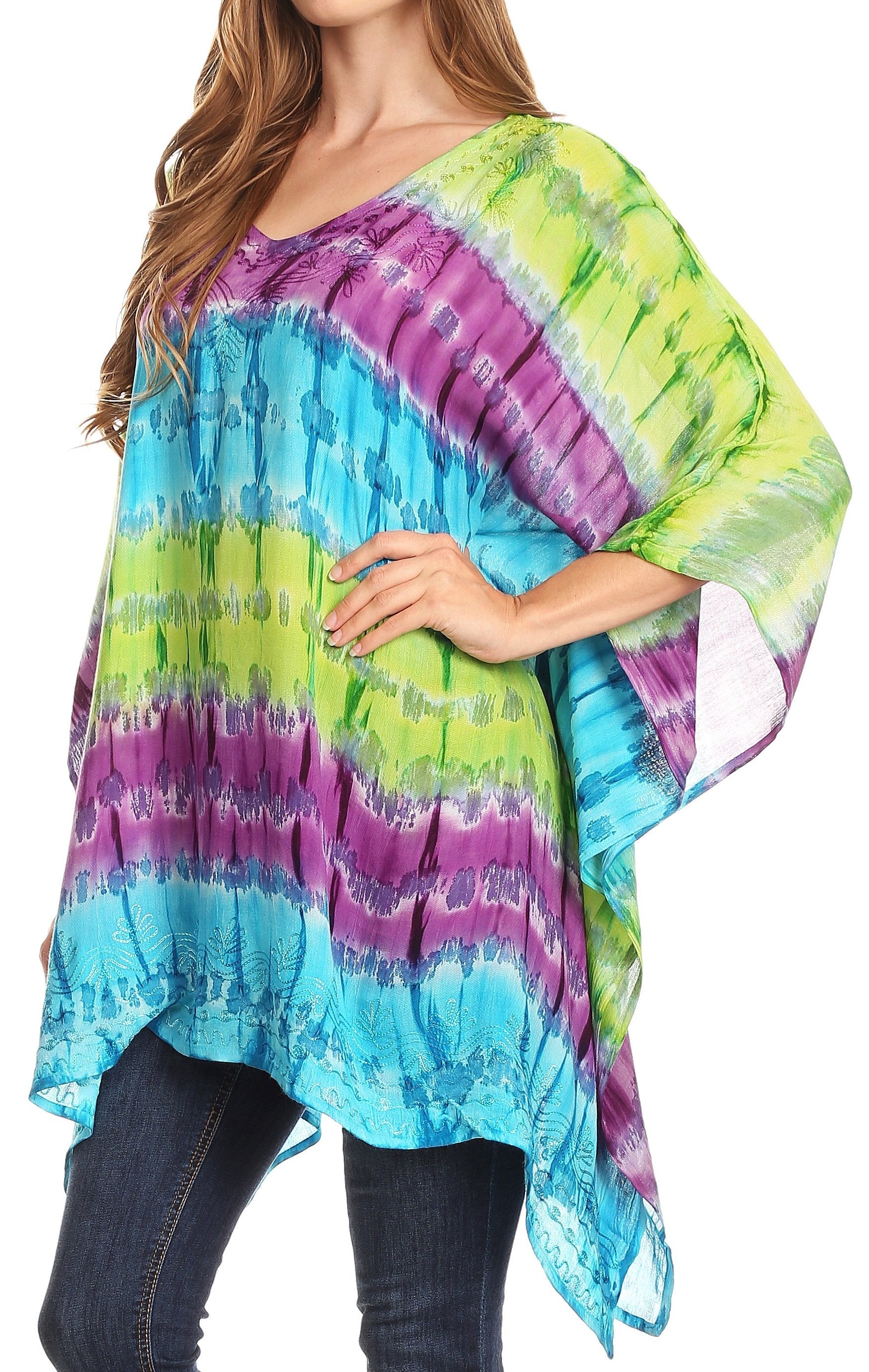Sakkas - Adalwin Desert Sun Lightweight Circle Ponch Tunic