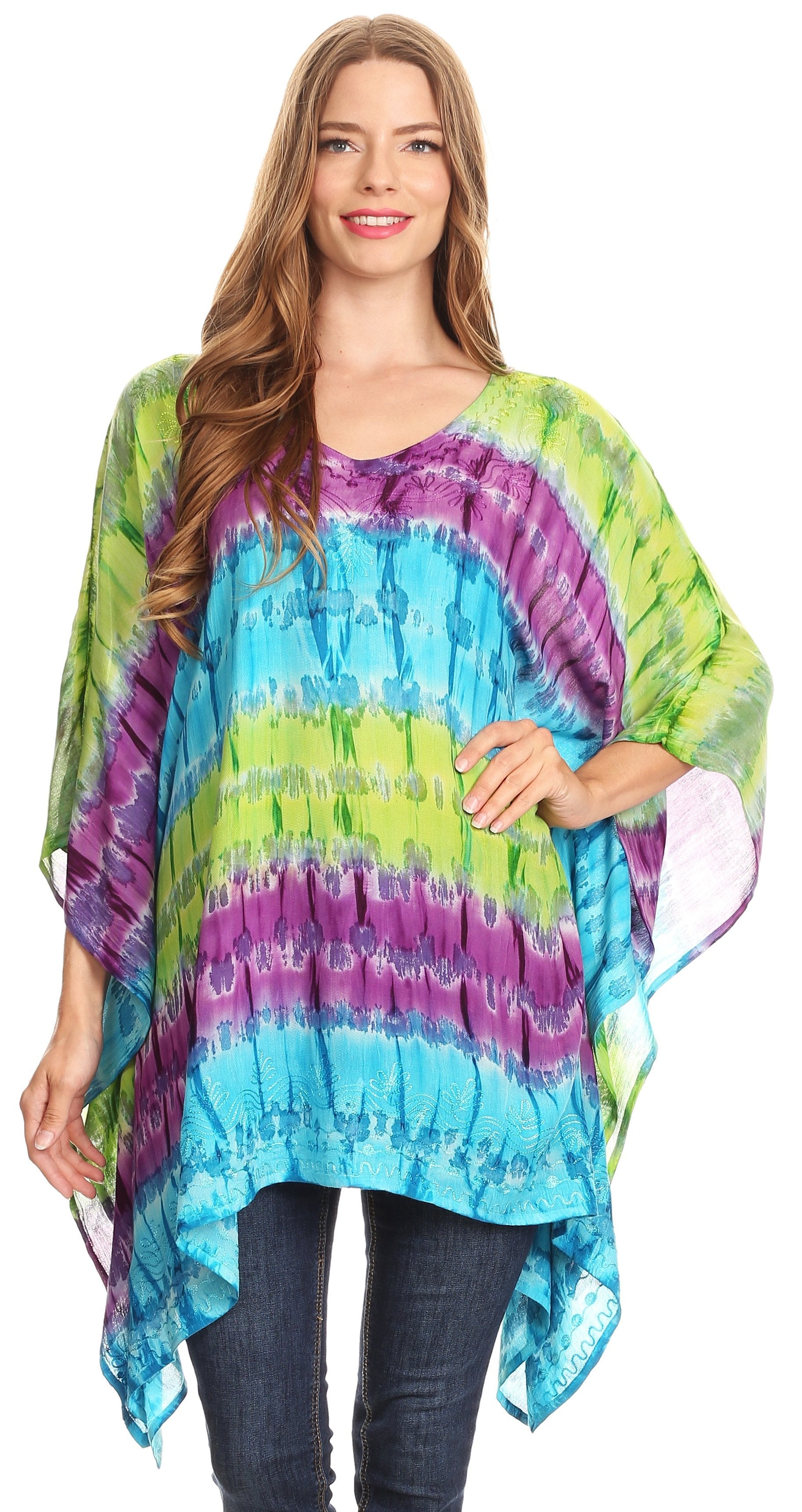 Sakkas - Adalwin Desert Sun Lightweight Circle Ponch Tunic