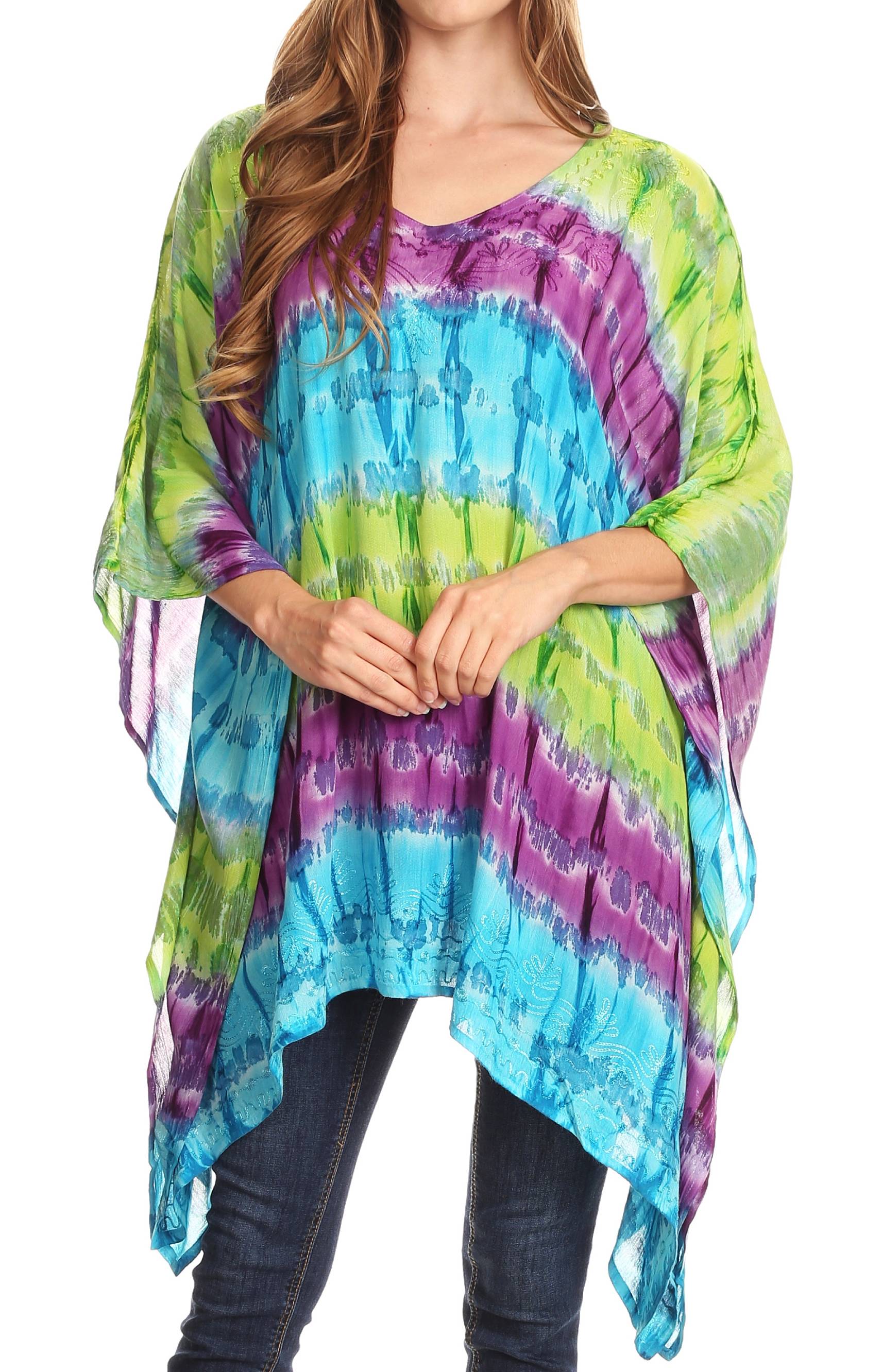 Sakkas - Adalwin Desert Sun Lightweight Circle Ponch Tunic