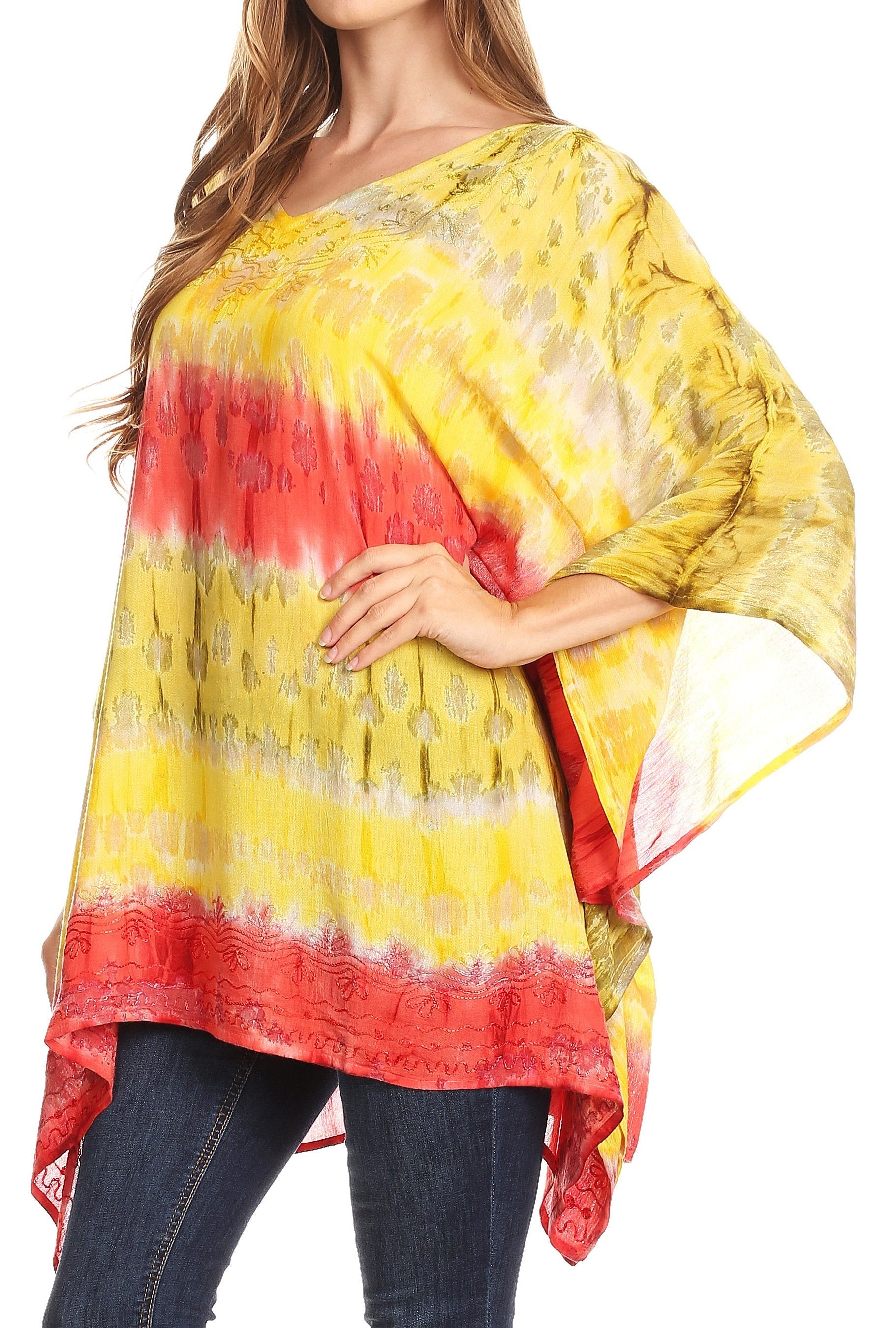 Sakkas - Adalwin Desert Sun Lightweight Circle Ponch Tunic
