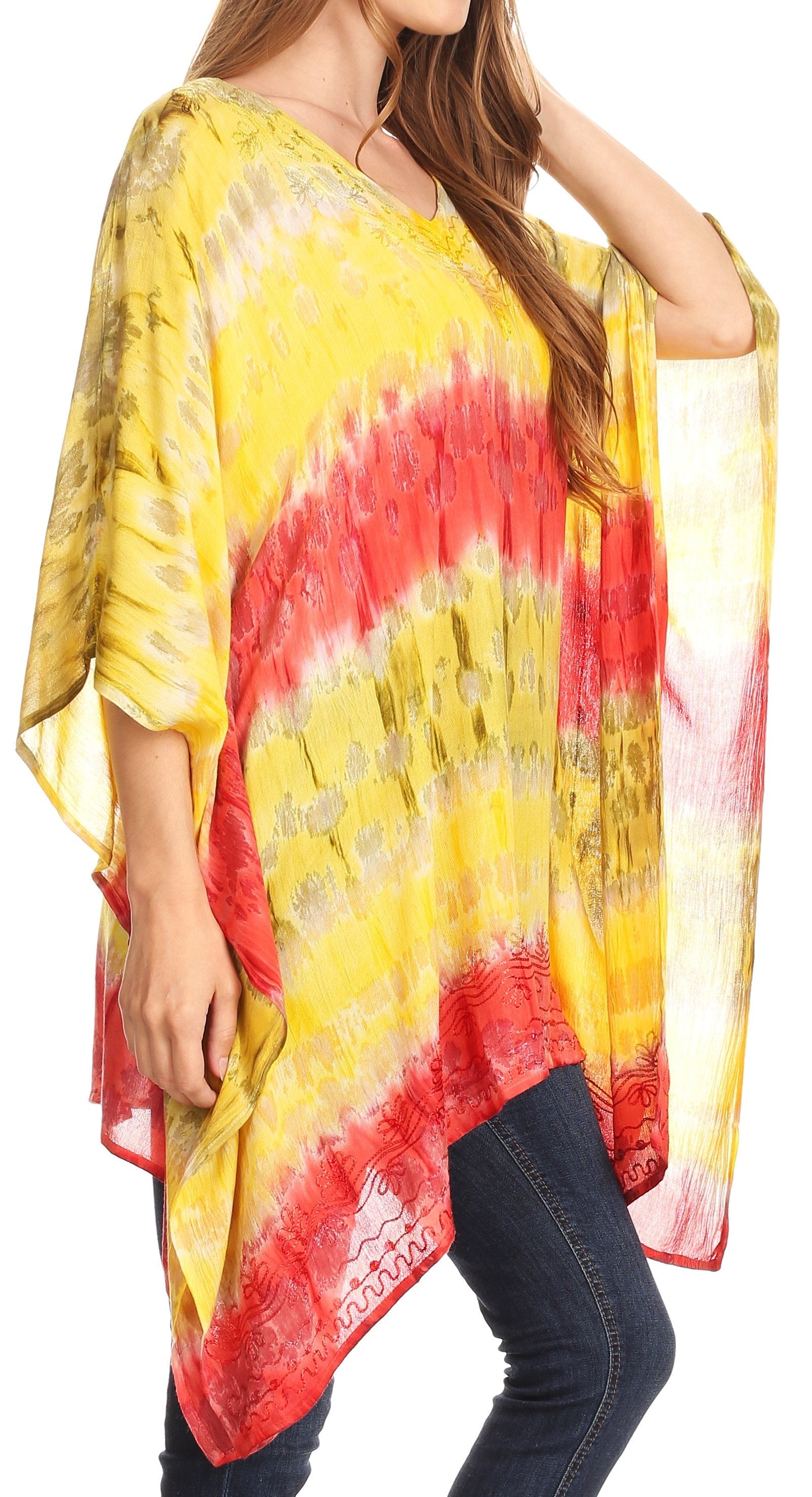 Sakkas - Adalwin Desert Sun Lightweight Circle Ponch Tunic