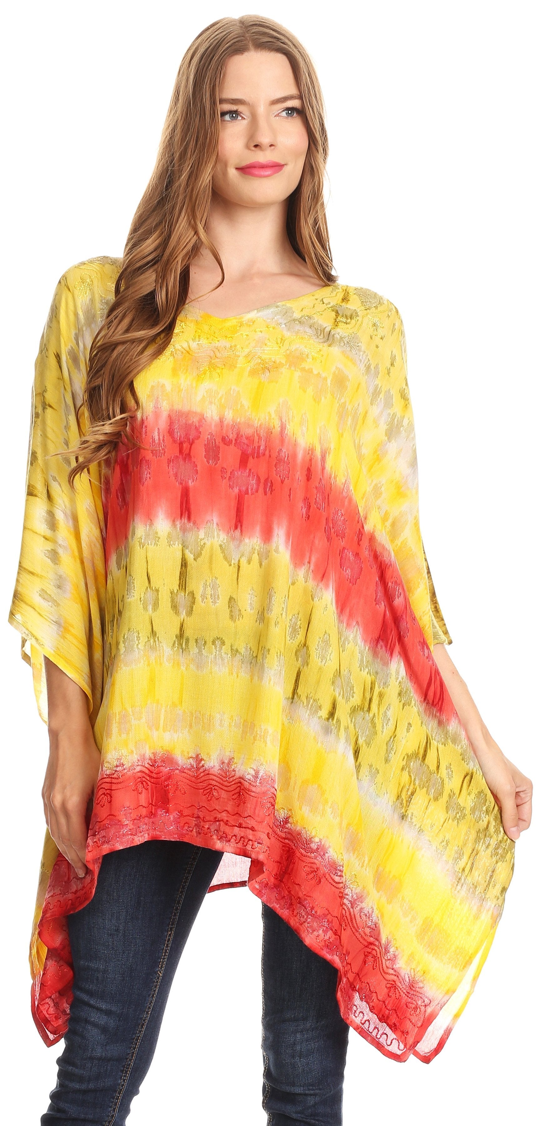 Sakkas - Adalwin Desert Sun Lightweight Circle Ponch Tunic