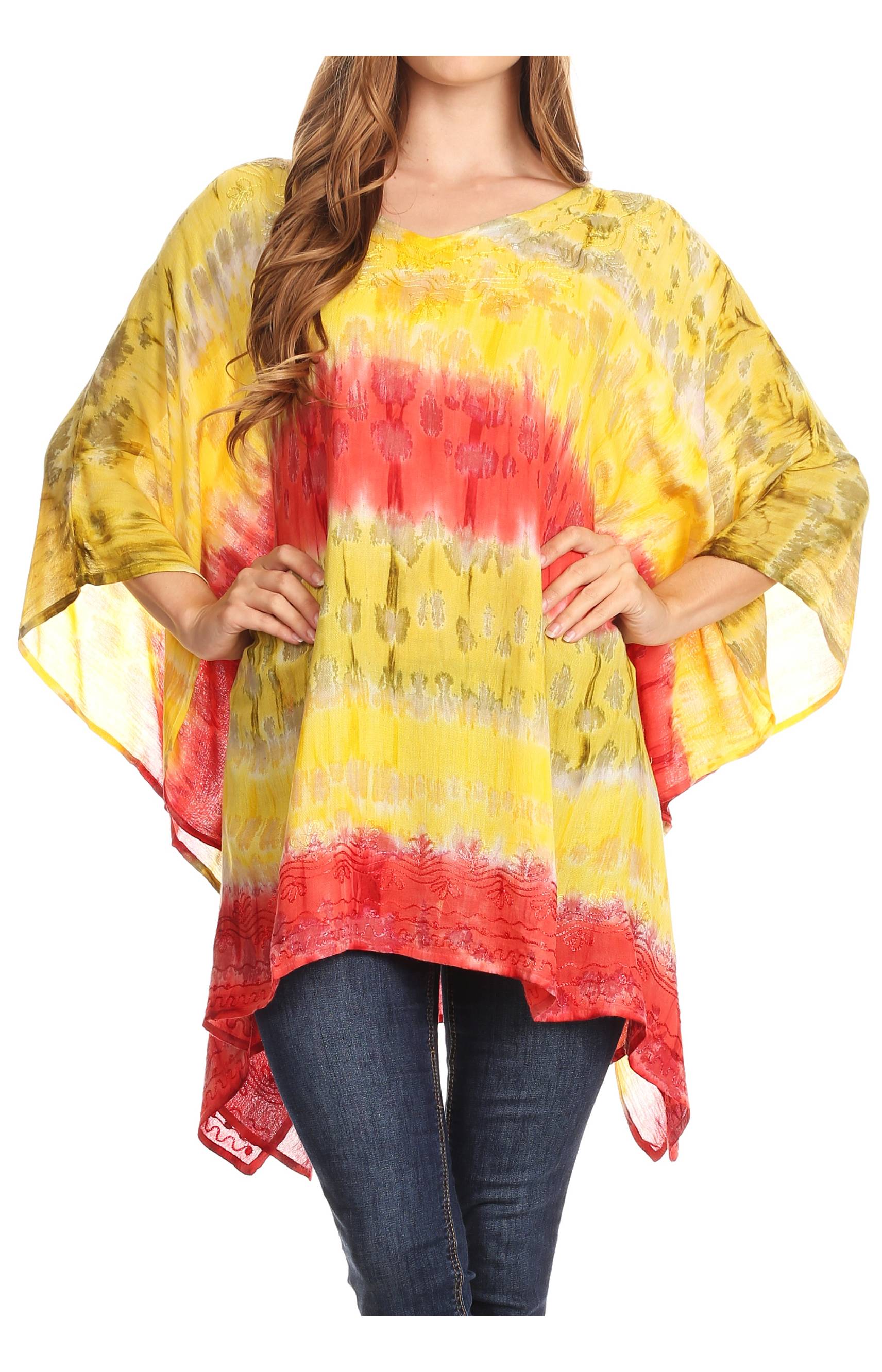 Sakkas - Adalwin Desert Sun Lightweight Circle Ponch Tunic