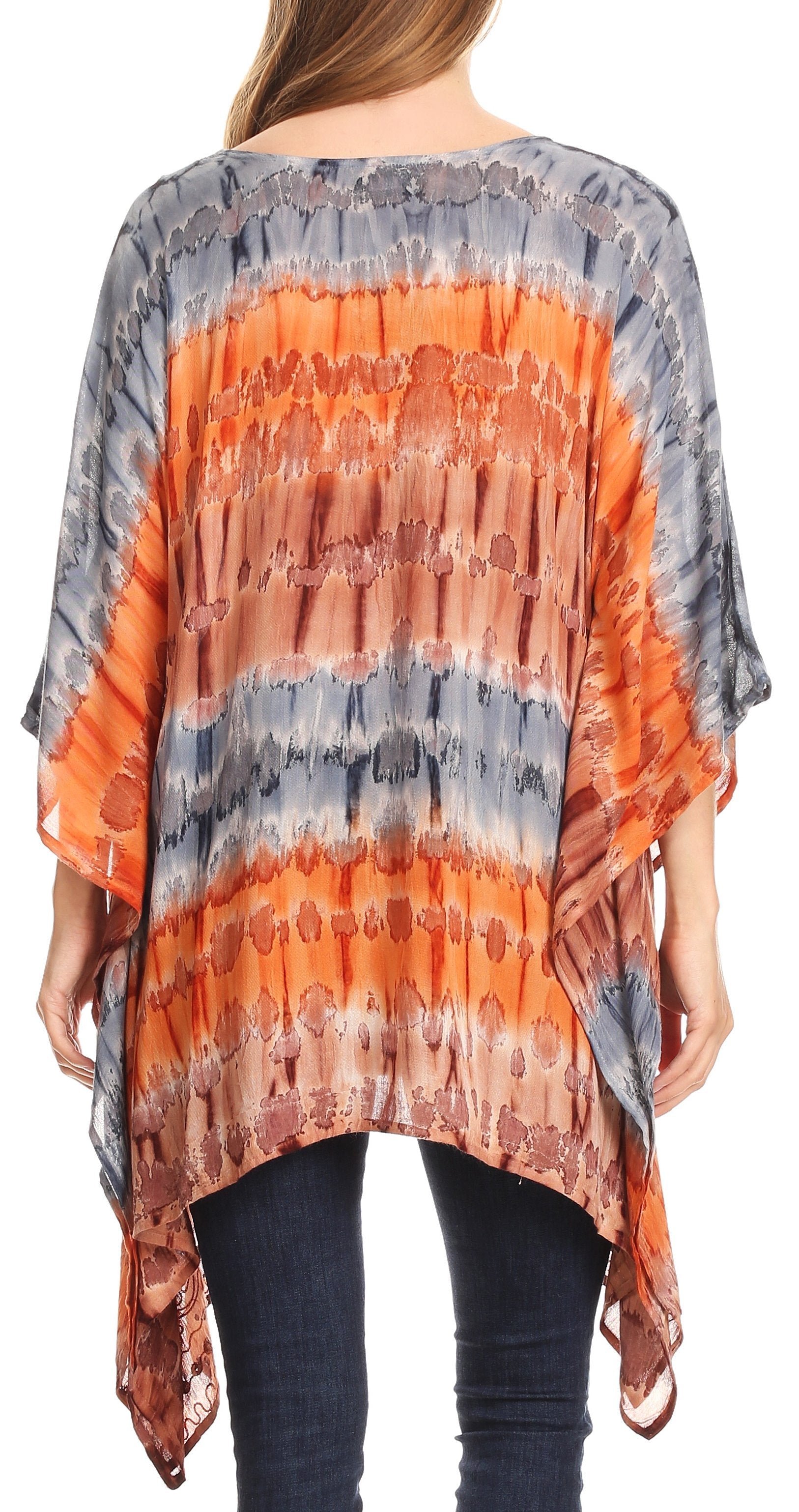 Sakkas - Adalwin Desert Sun Lightweight Circle Ponch Tunic
