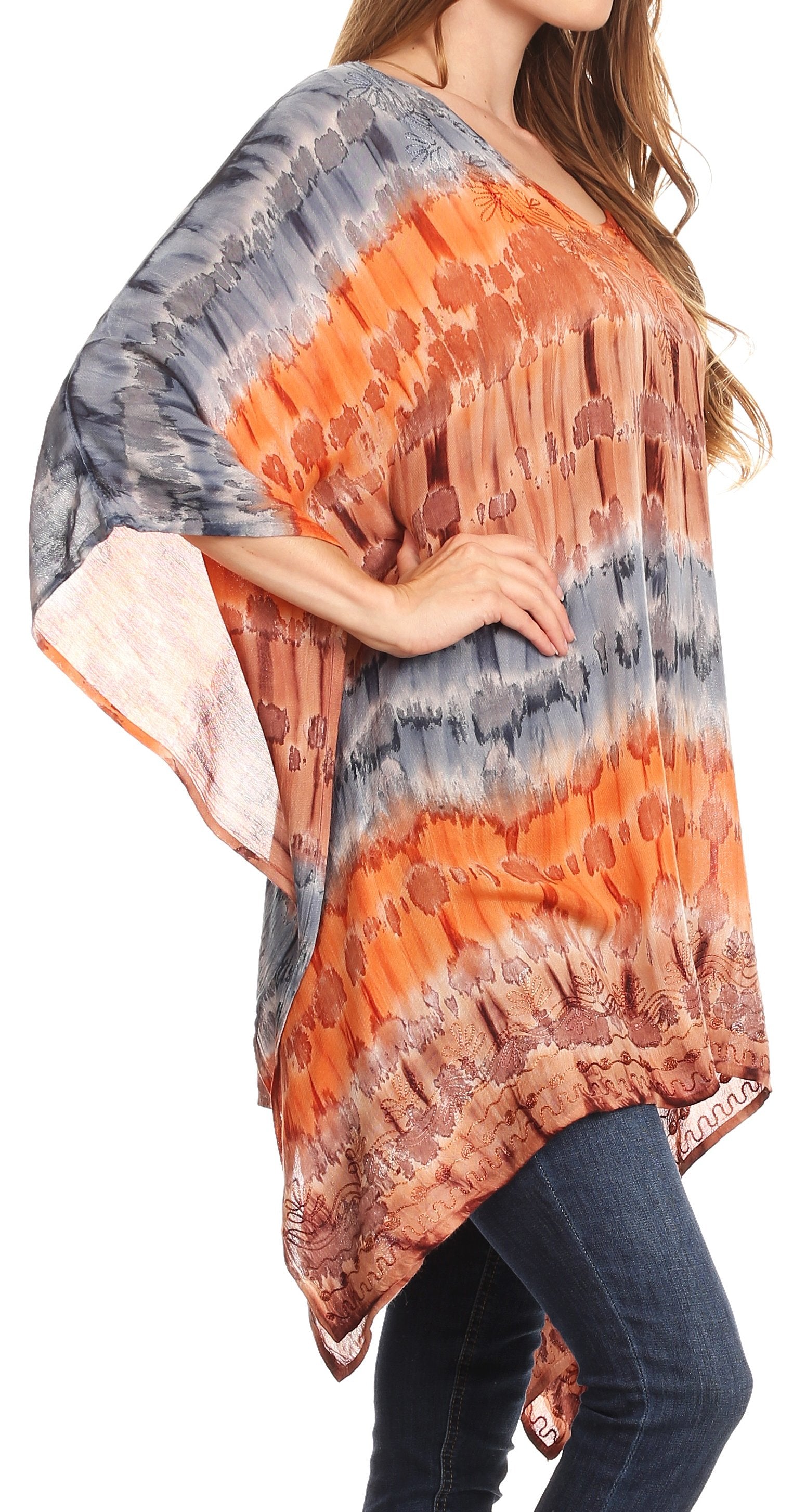 Sakkas - Adalwin Desert Sun Lightweight Circle Ponch Tunic