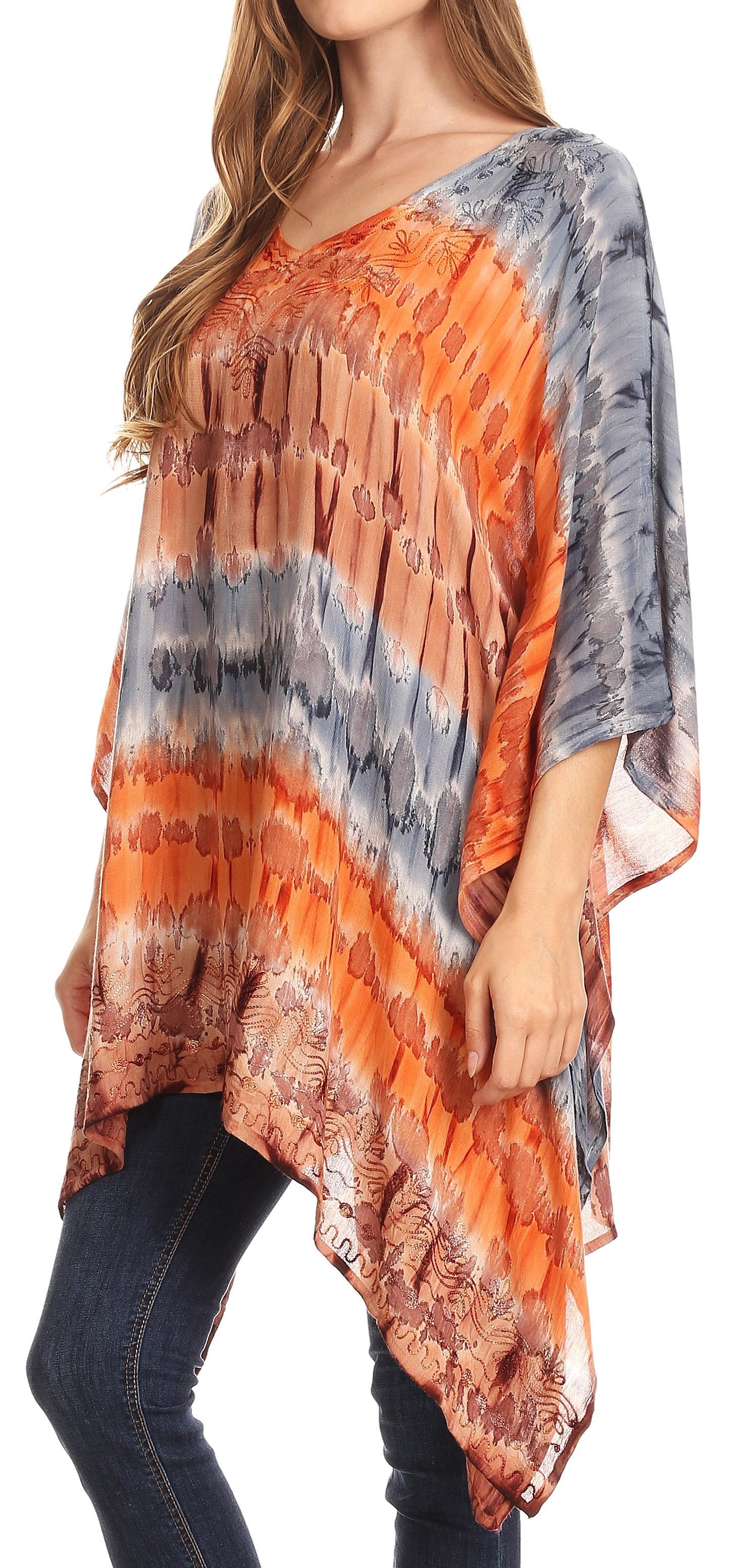 Sakkas - Adalwin Desert Sun Lightweight Circle Ponch Tunic