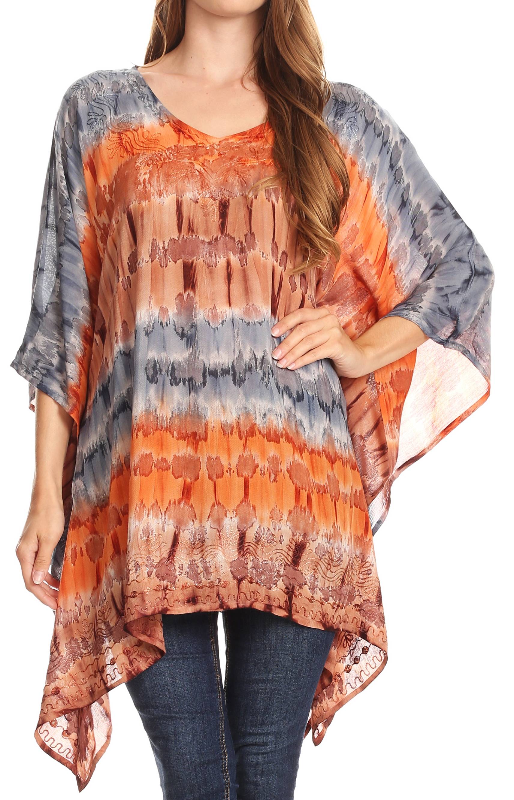 Sakkas - Adalwin Desert Sun Lightweight Circle Ponch Tunic