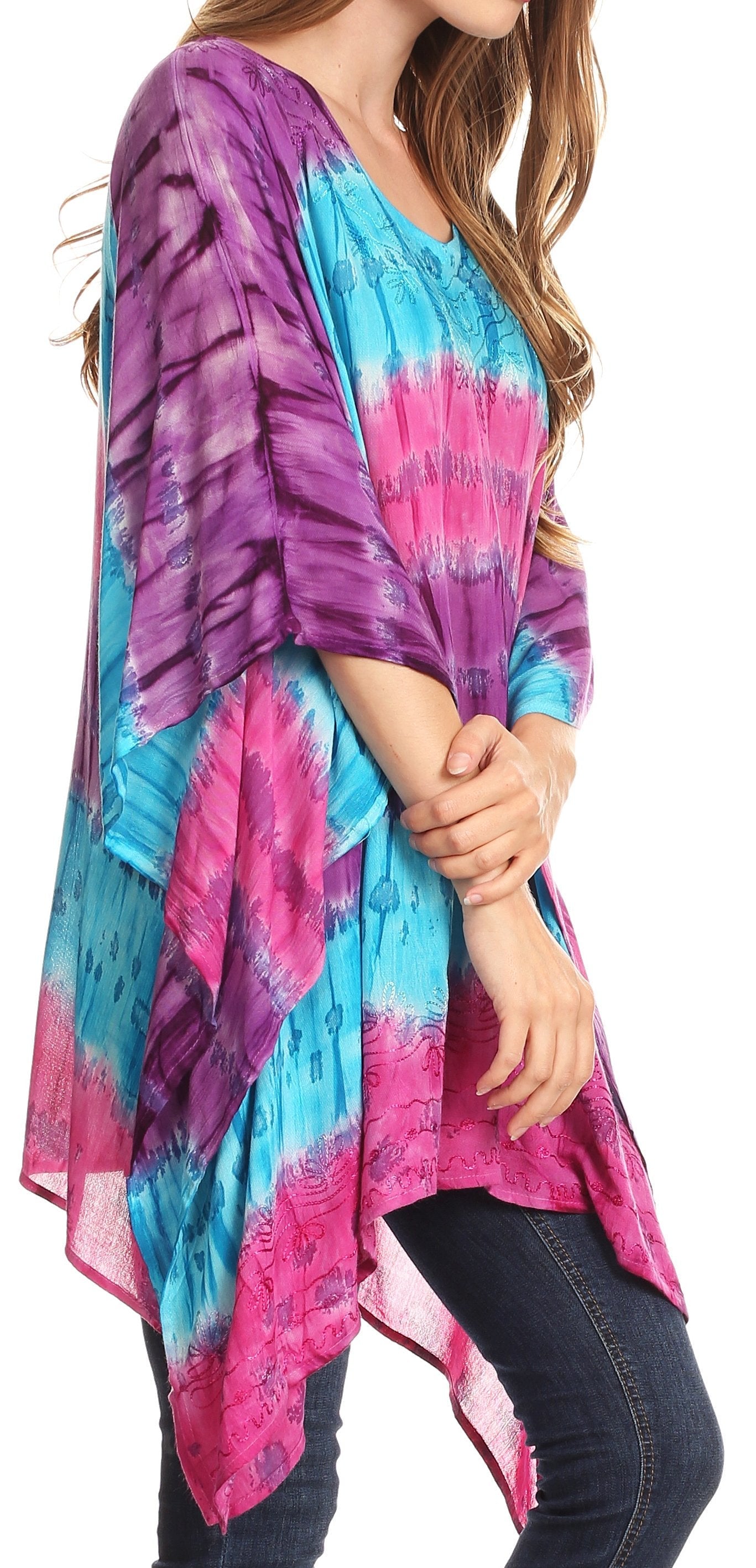 Sakkas - Adalwin Desert Sun Lightweight Circle Ponch Tunic
